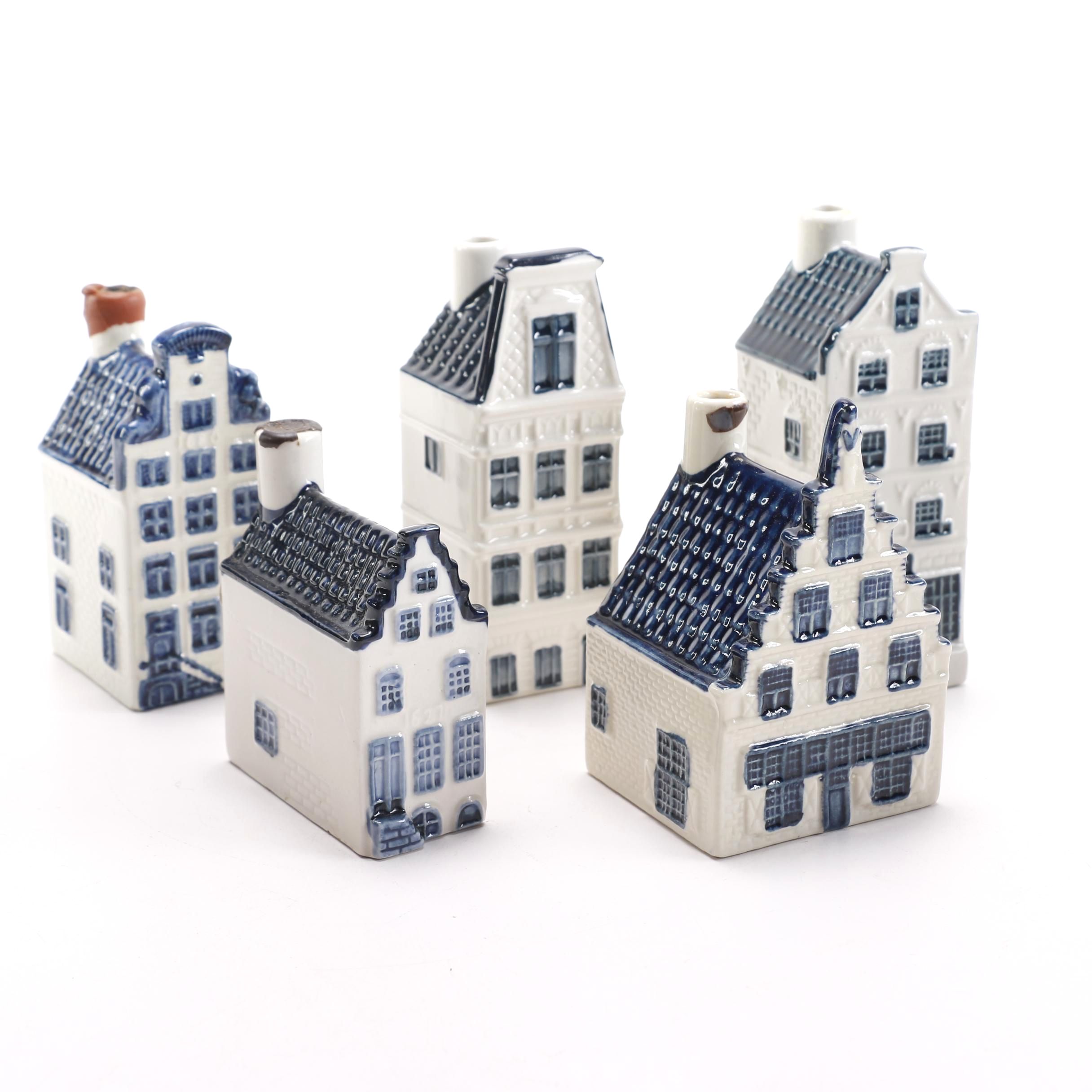 Holland Distillery Decanters Featuring Delft