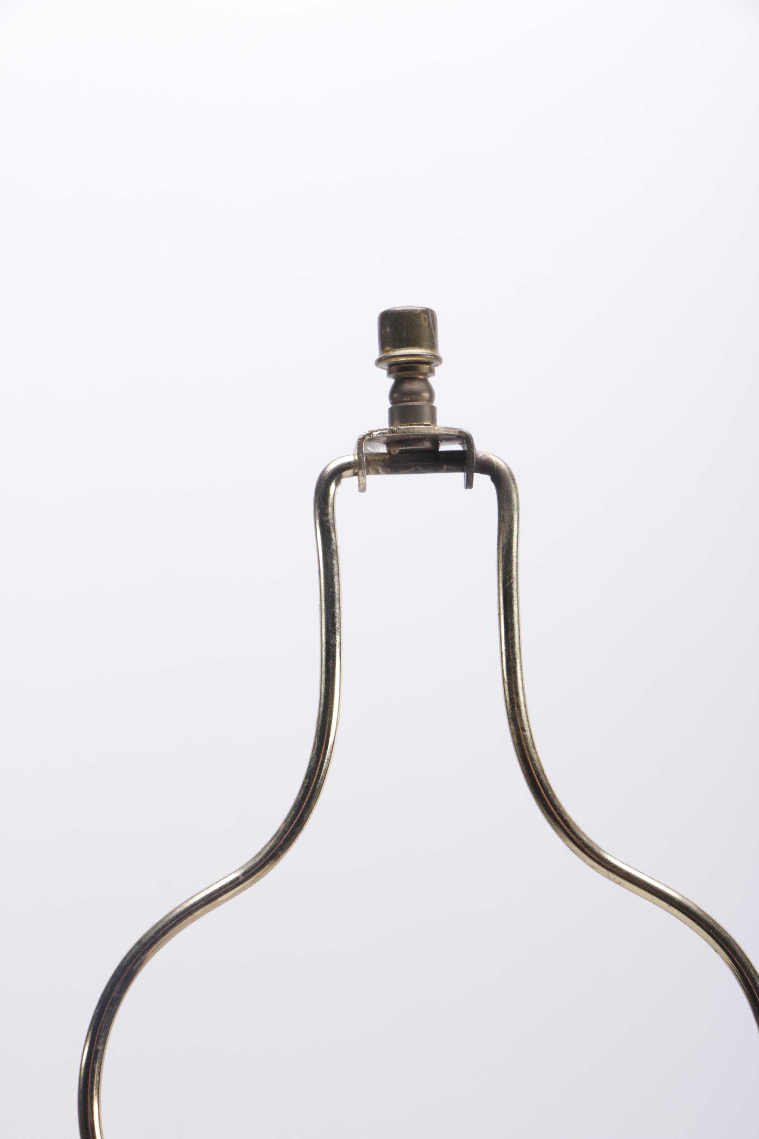 Paul Hanson Glass Urn Table Lamps