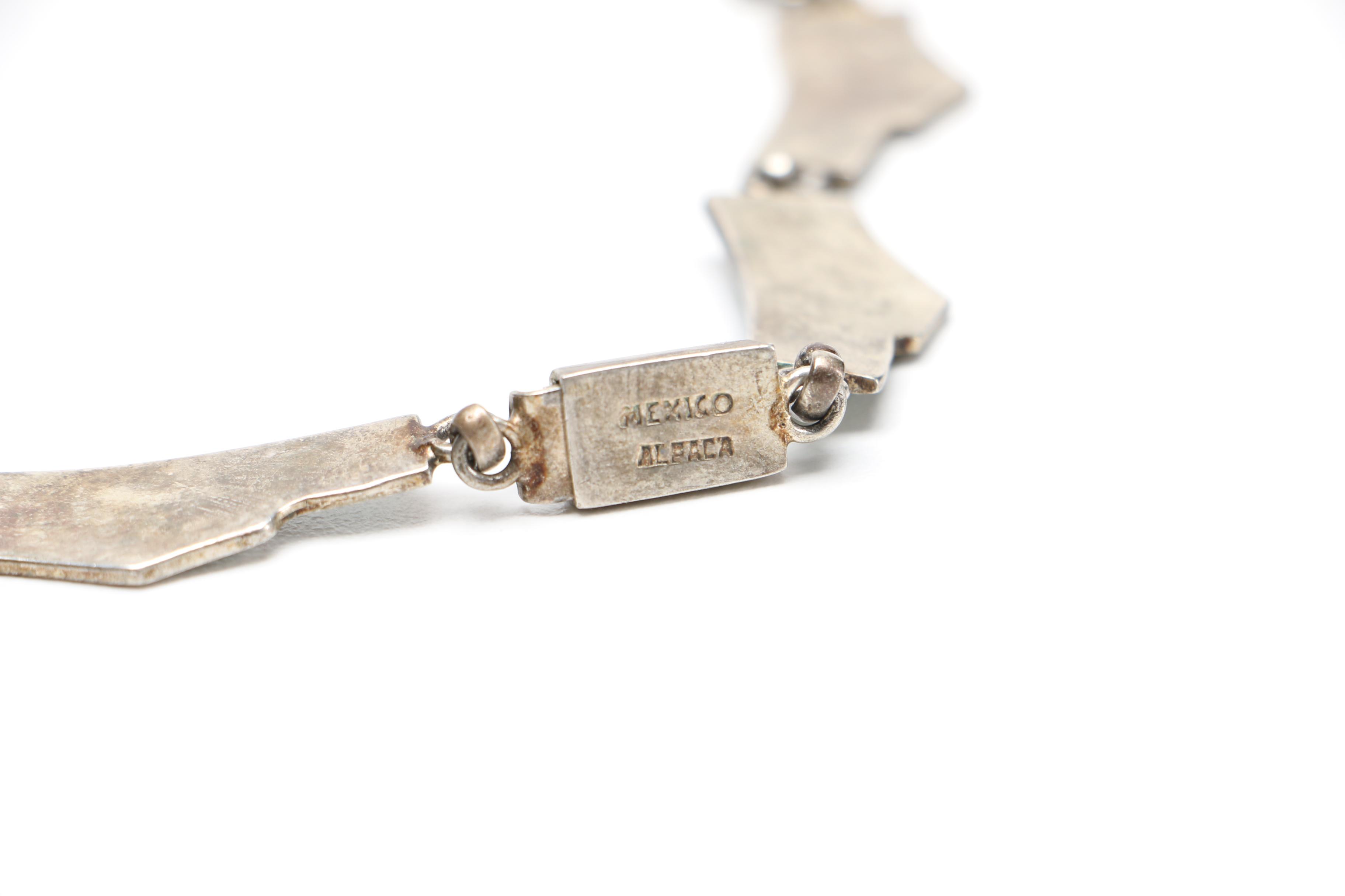 Silver Tone Jewelry With Turquoise and Other Stones