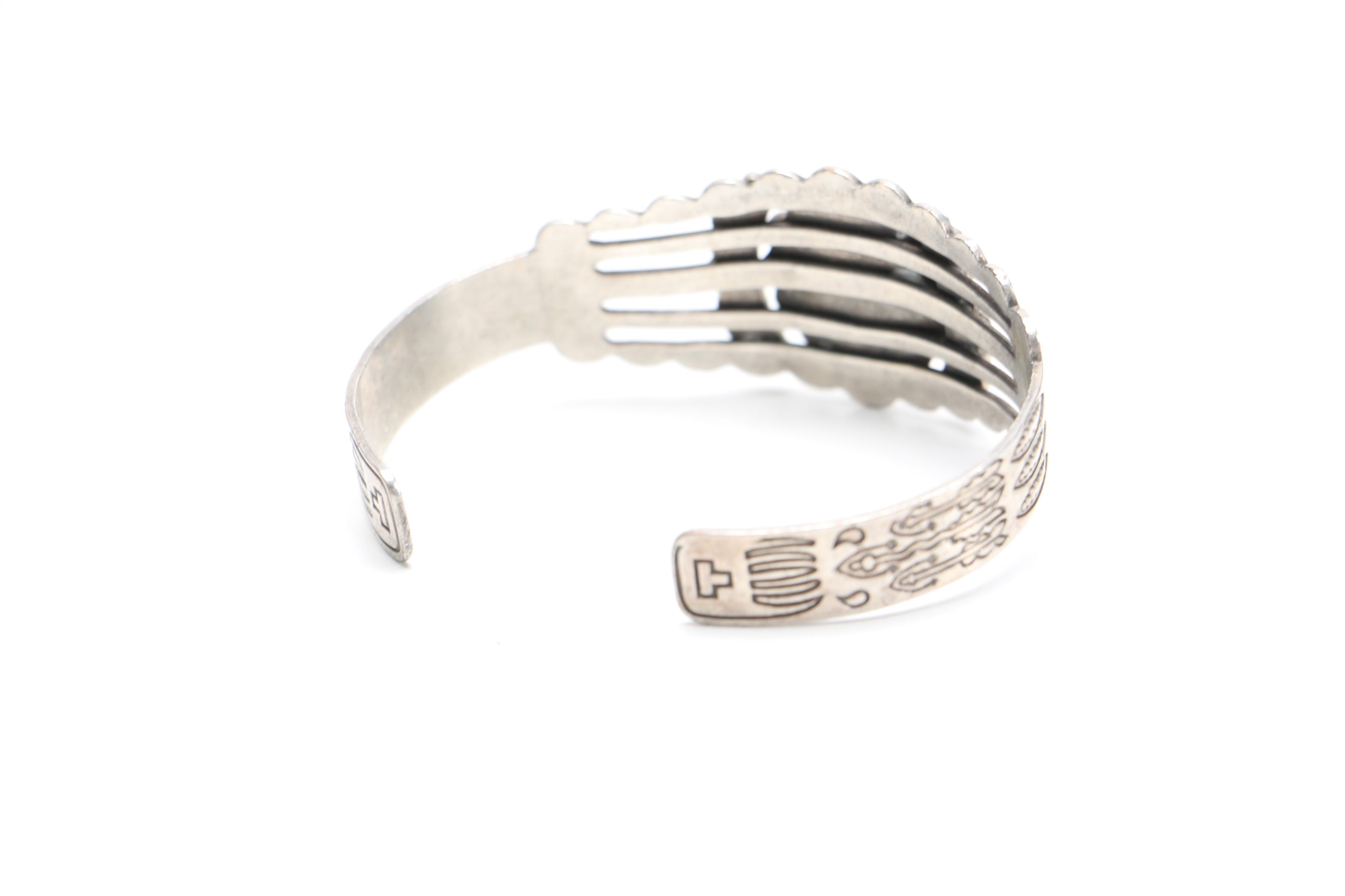 Silver Tone Jewelry With Turquoise and Other Stones