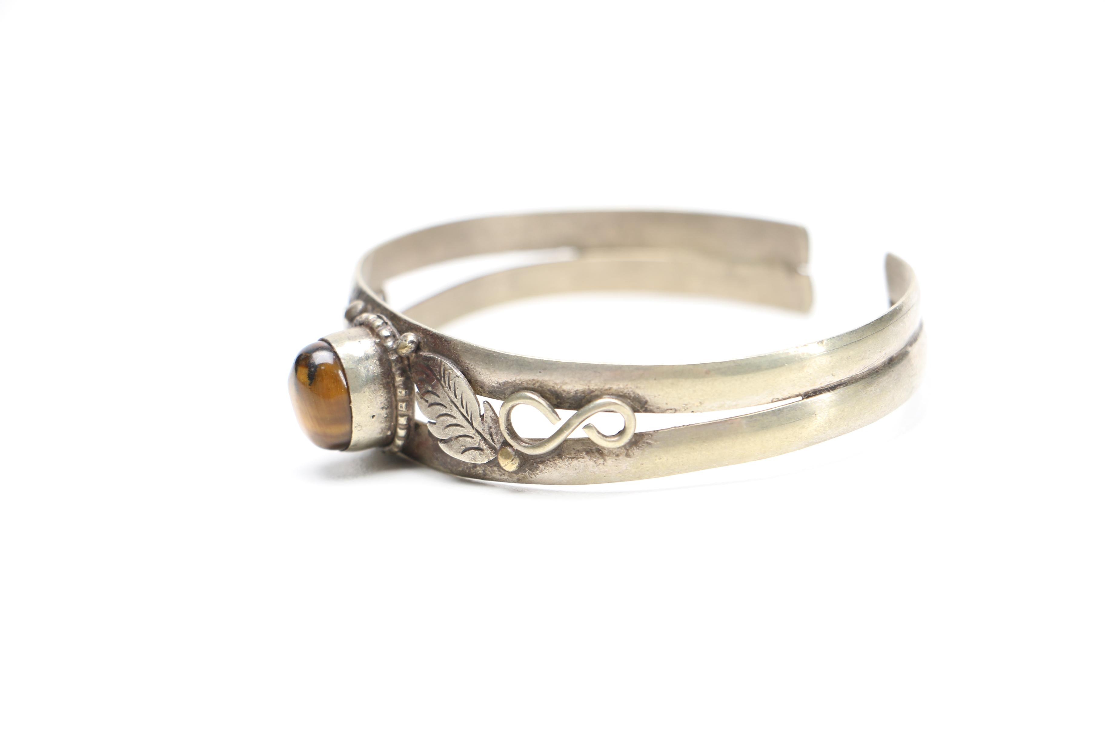 Silver Tone Jewelry With Turquoise and Other Stones