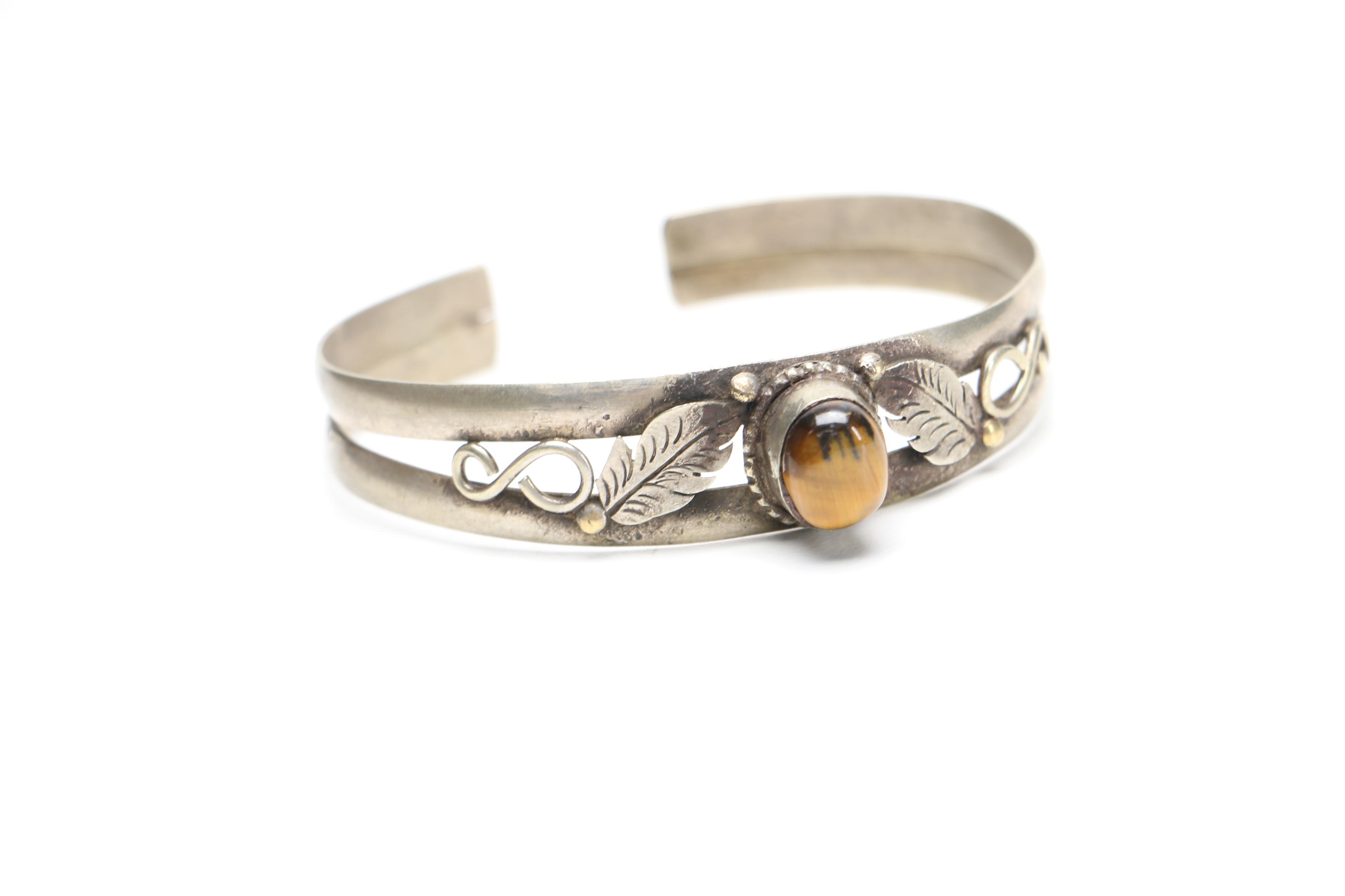 Silver Tone Jewelry With Turquoise and Other Stones