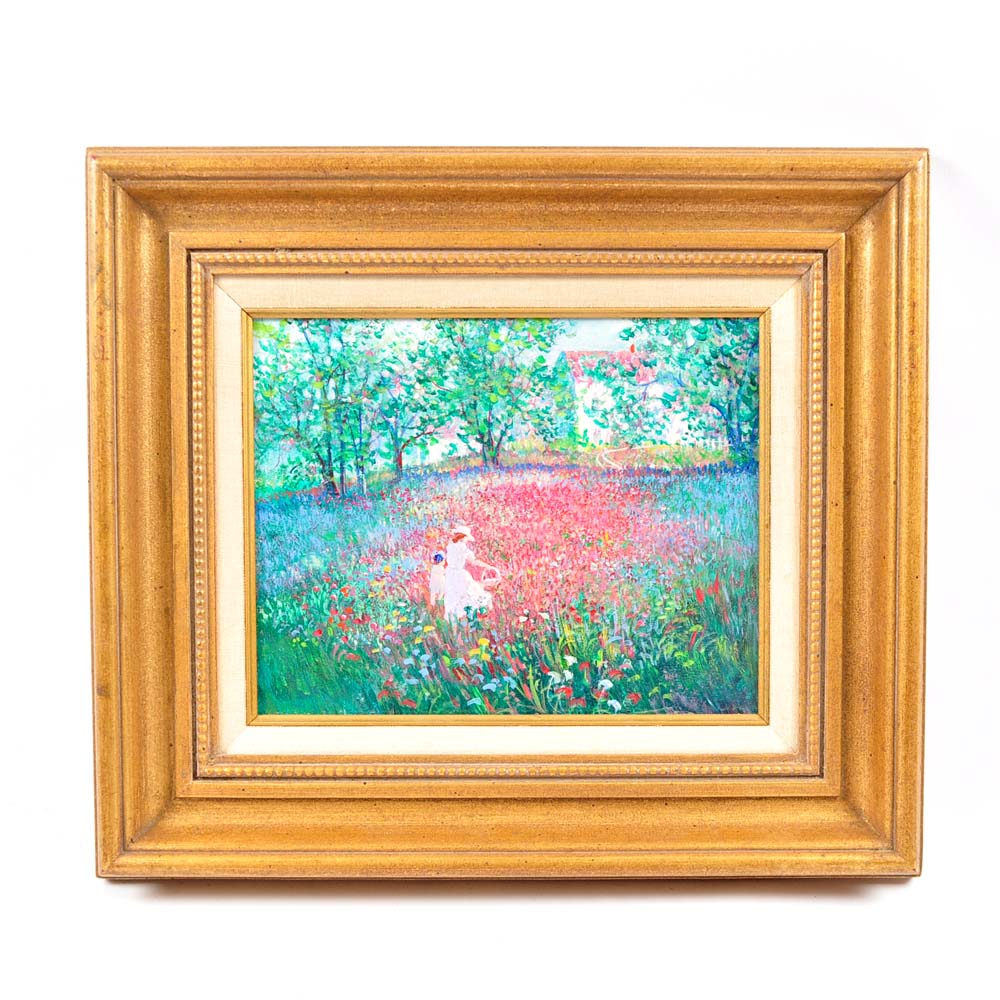 Judy O'Brien Galatha Original Acrylic Painting on Board