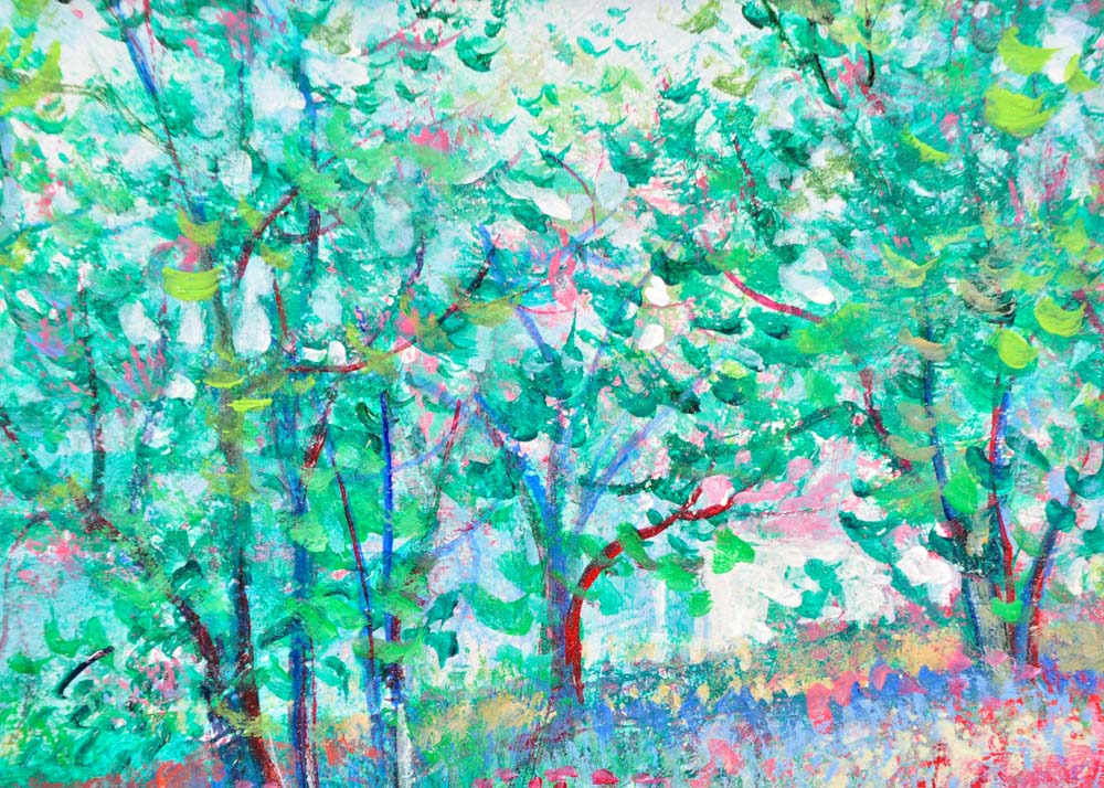 Judy O'Brien Galatha Original Acrylic Painting on Board