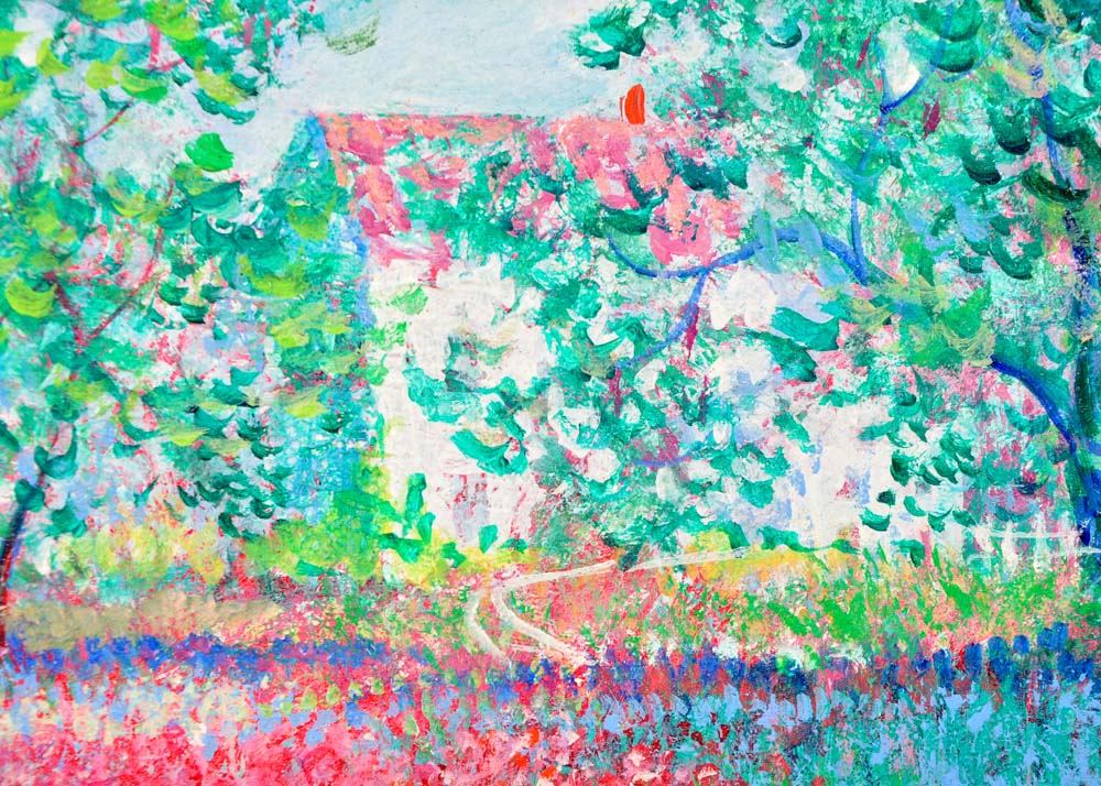 Judy O'Brien Galatha Original Acrylic Painting on Board