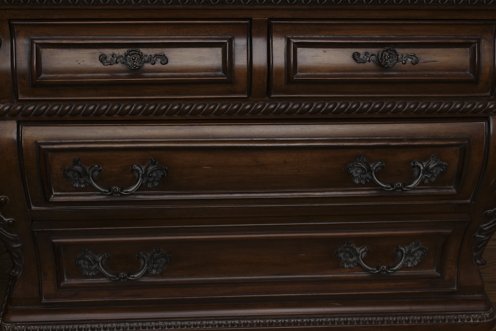 Thomasville Four-Drawer Chest With Marble Top