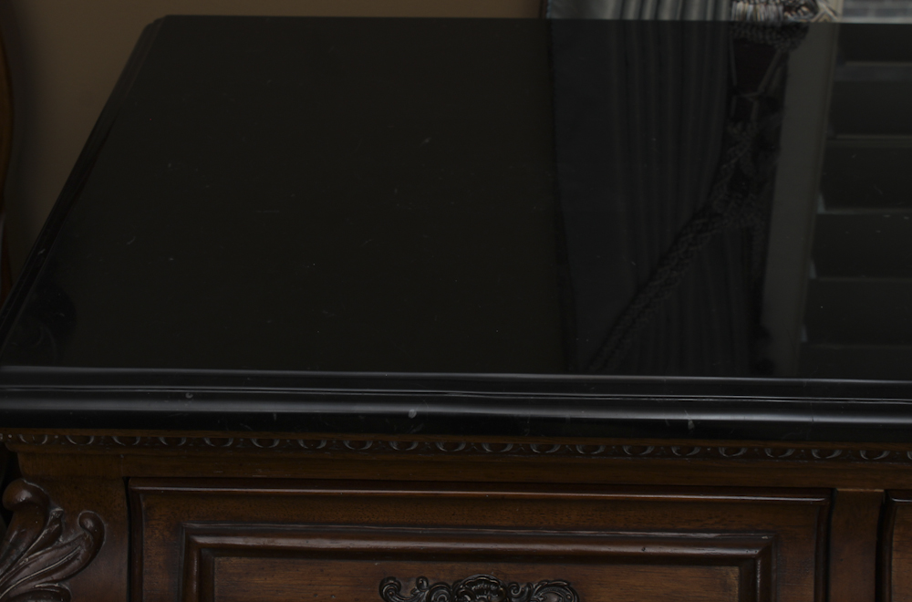 Thomasville Four-Drawer Chest With Marble Top