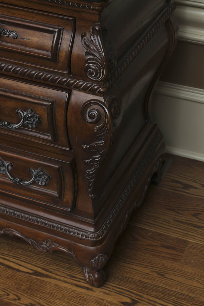 Thomasville Four-Drawer Chest With Marble Top