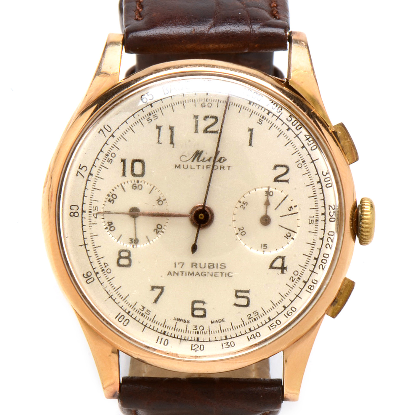 18K Yellow Gold Mido MultiFort Antimagnetic Watch