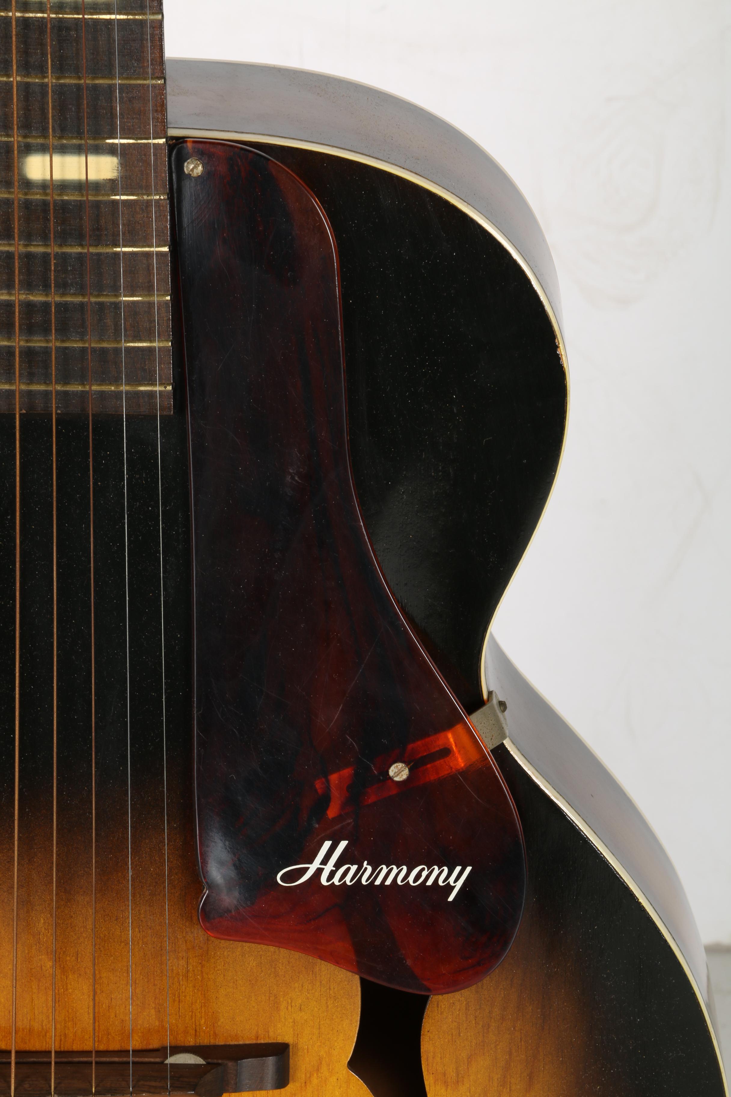 1960s Harmony Master Archtop Acoustic Guitar