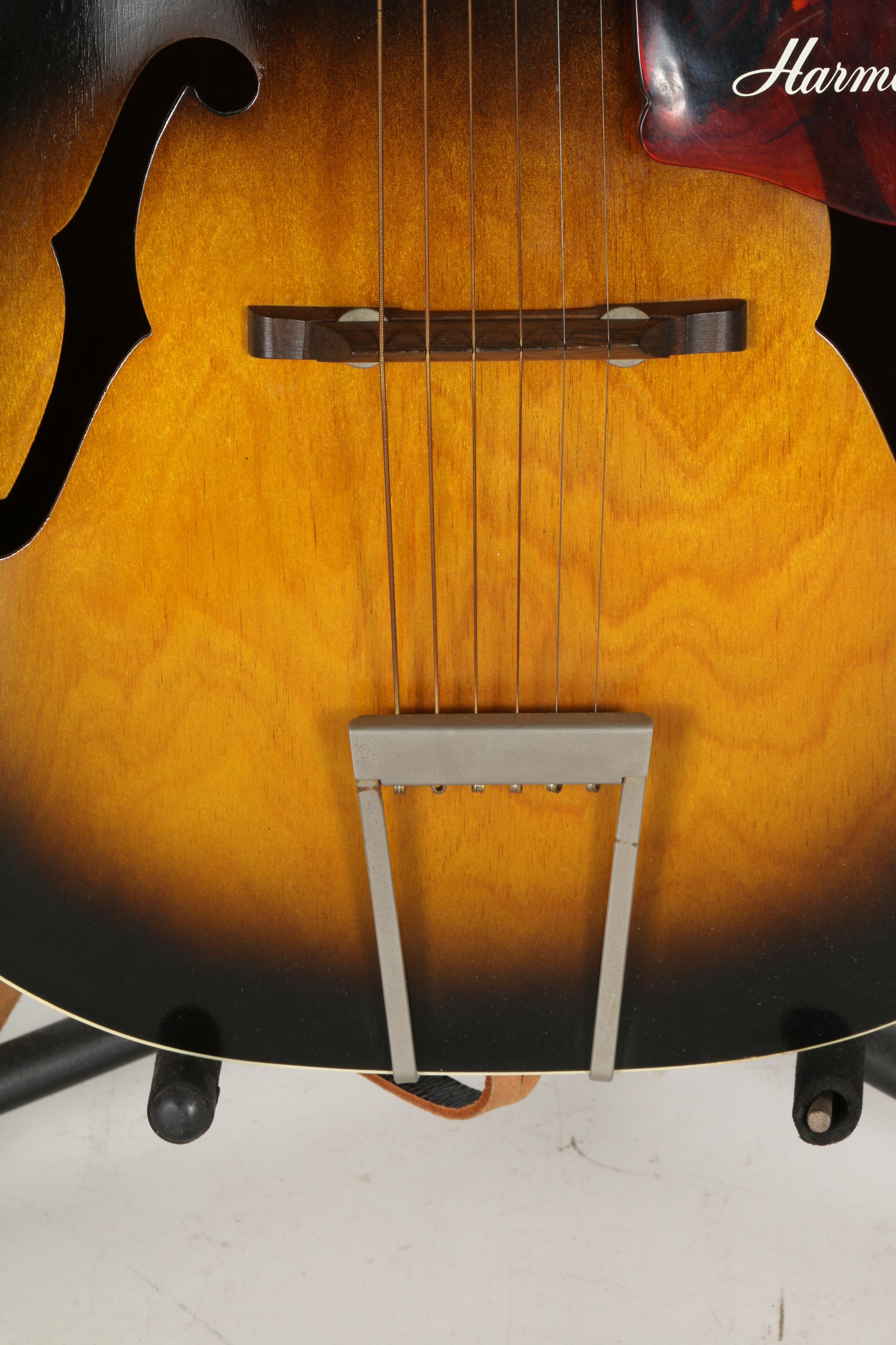 1960s Harmony Master Archtop Acoustic Guitar
