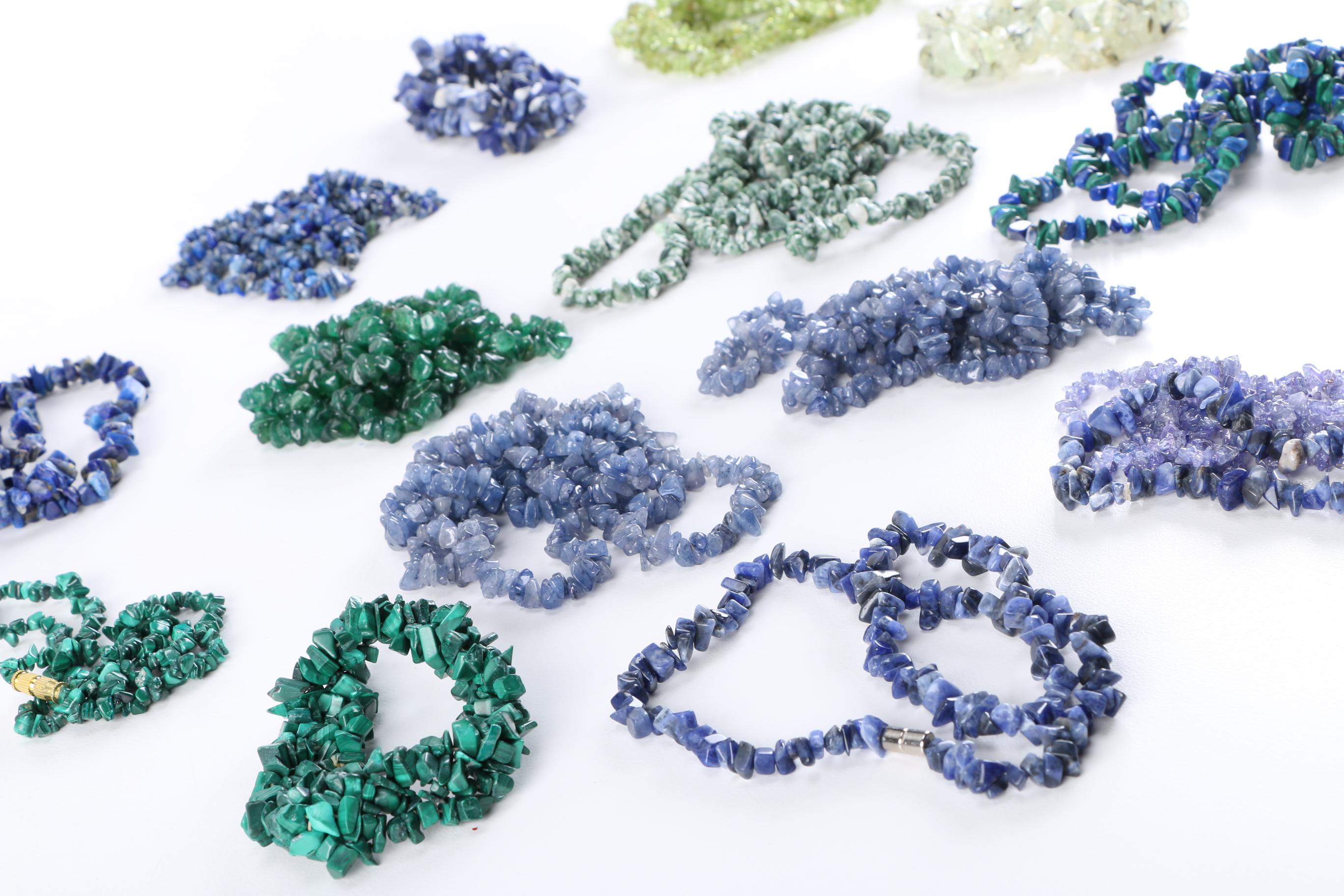 Assortment of Stone Jewelry