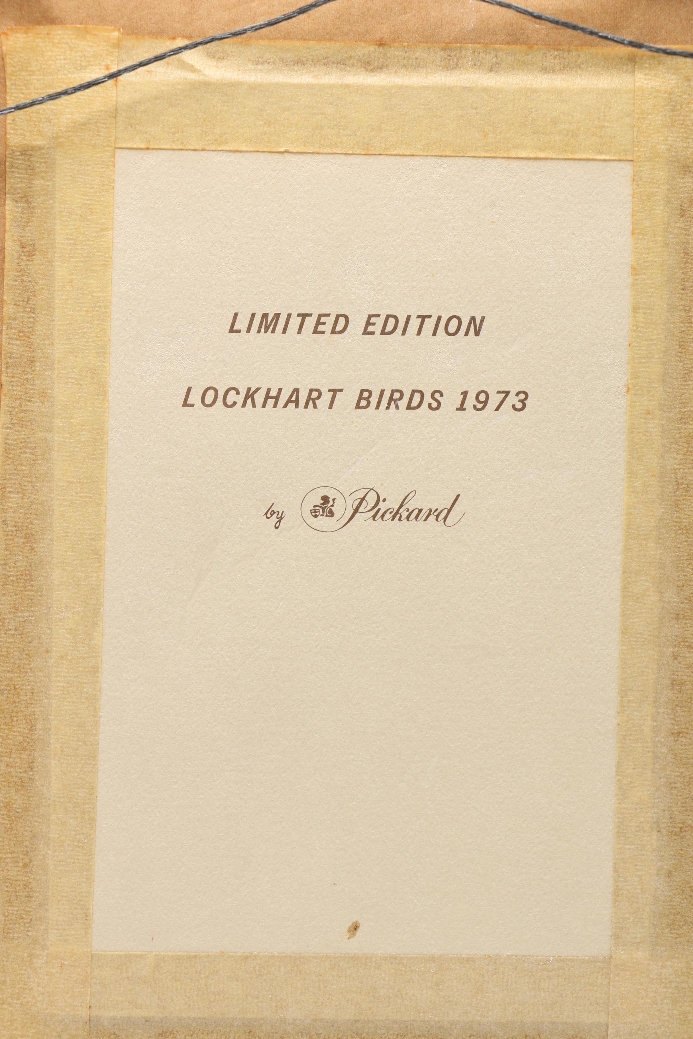 Set of Framed James Lockhart Decorative Plates