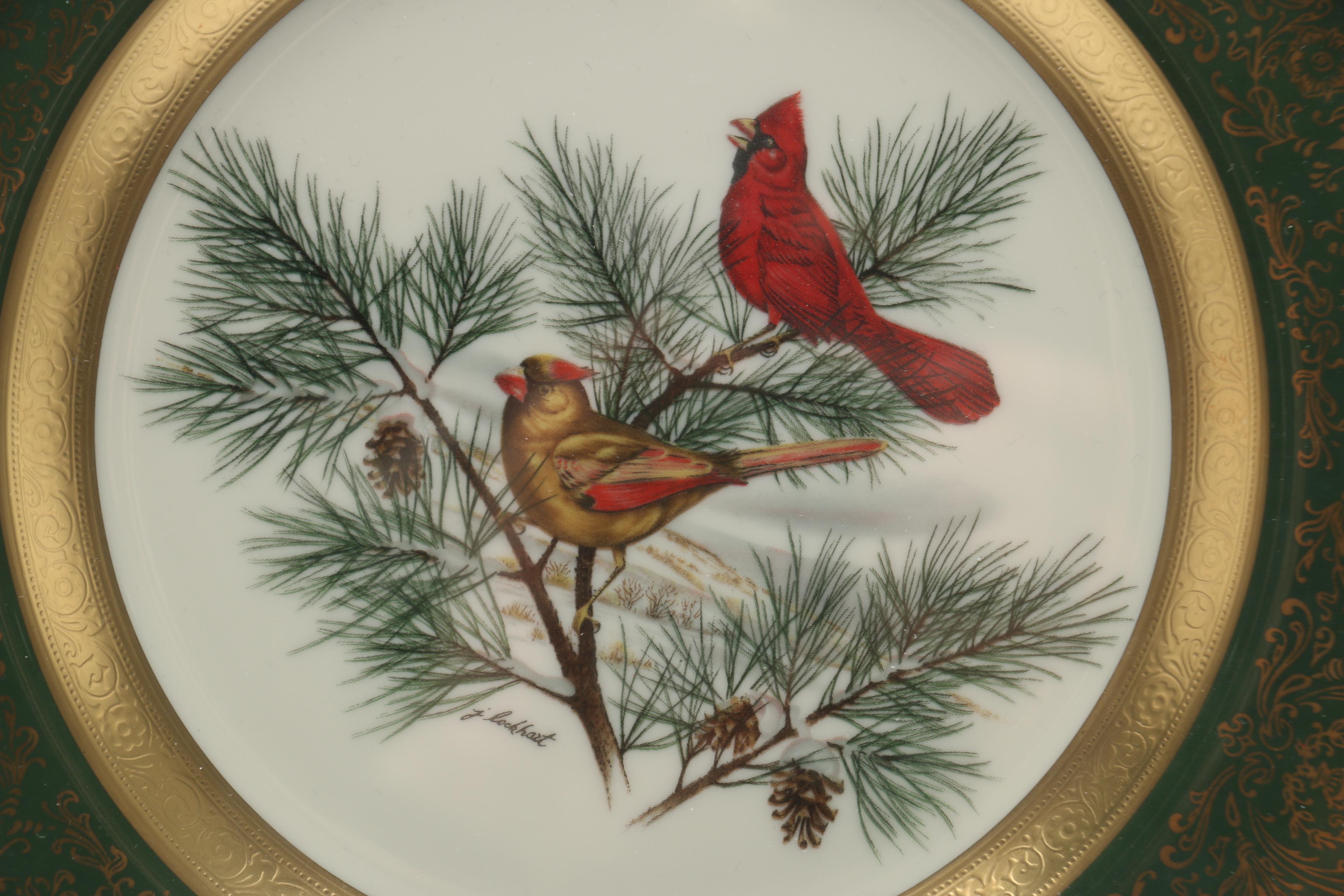 Set of Framed James Lockhart Decorative Plates