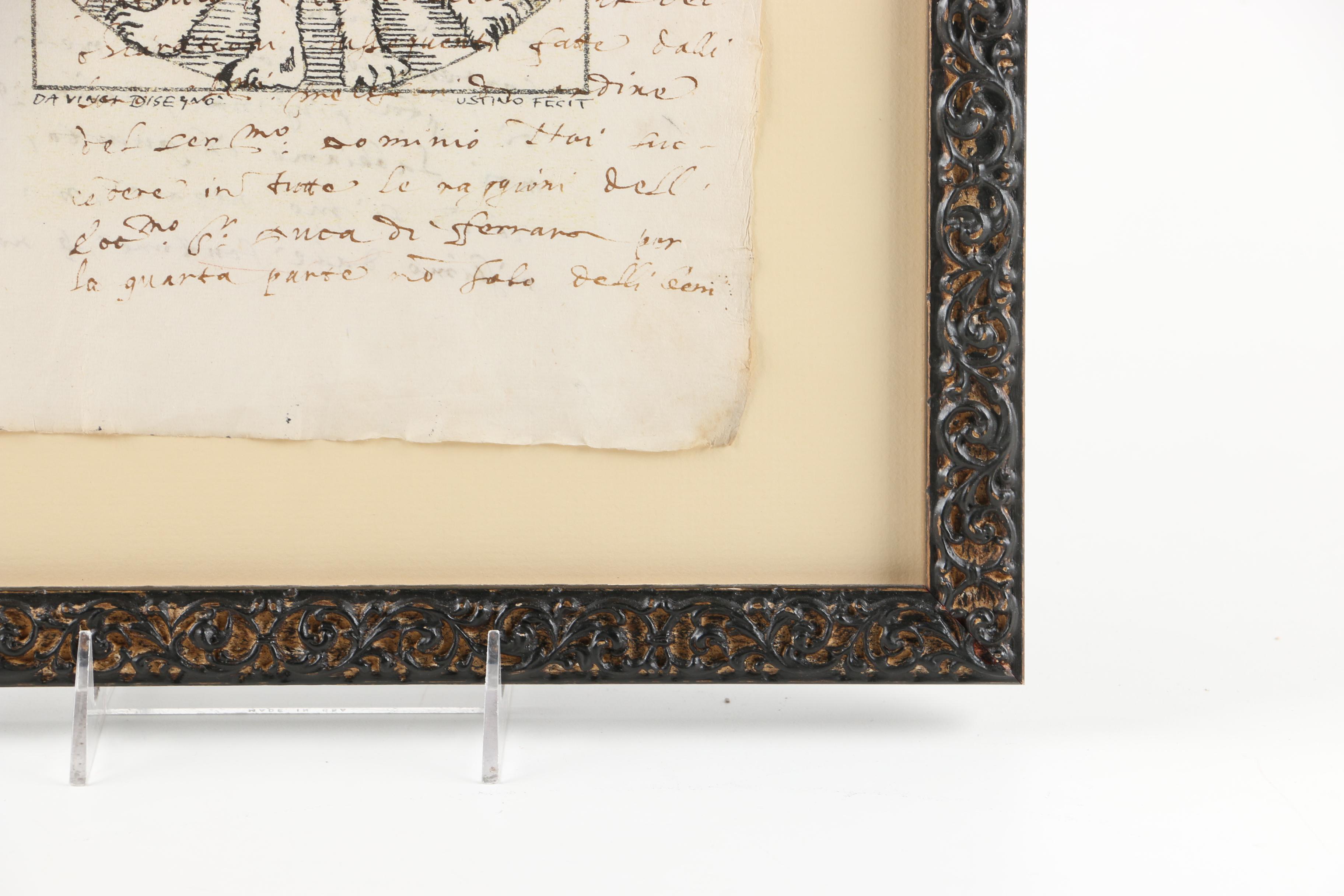 Cat Lithograph Inspired by Da Vinci's Vitruvian Man