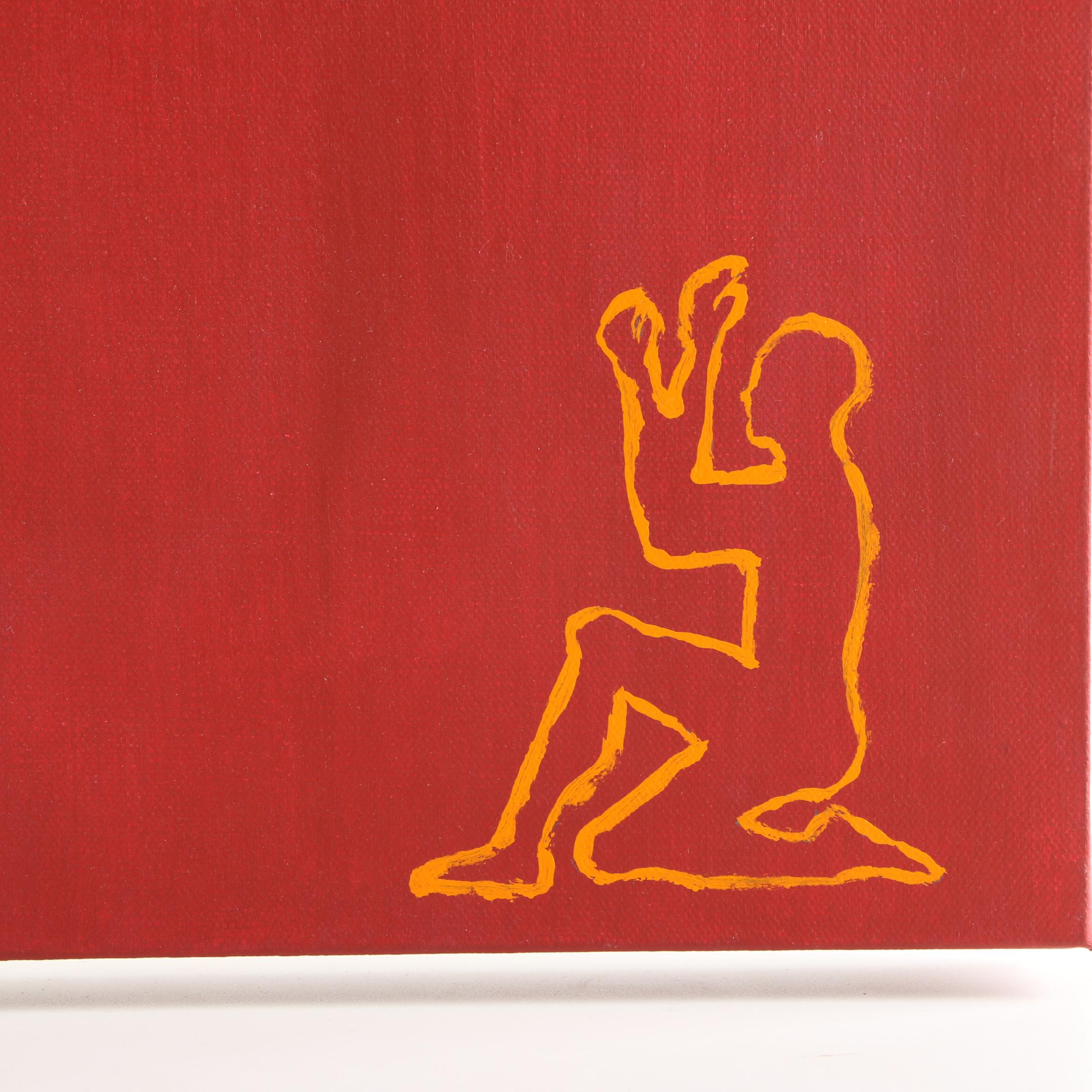 Gregg Harper Mixed Media Collage on Canvas "The Simple Explanation"