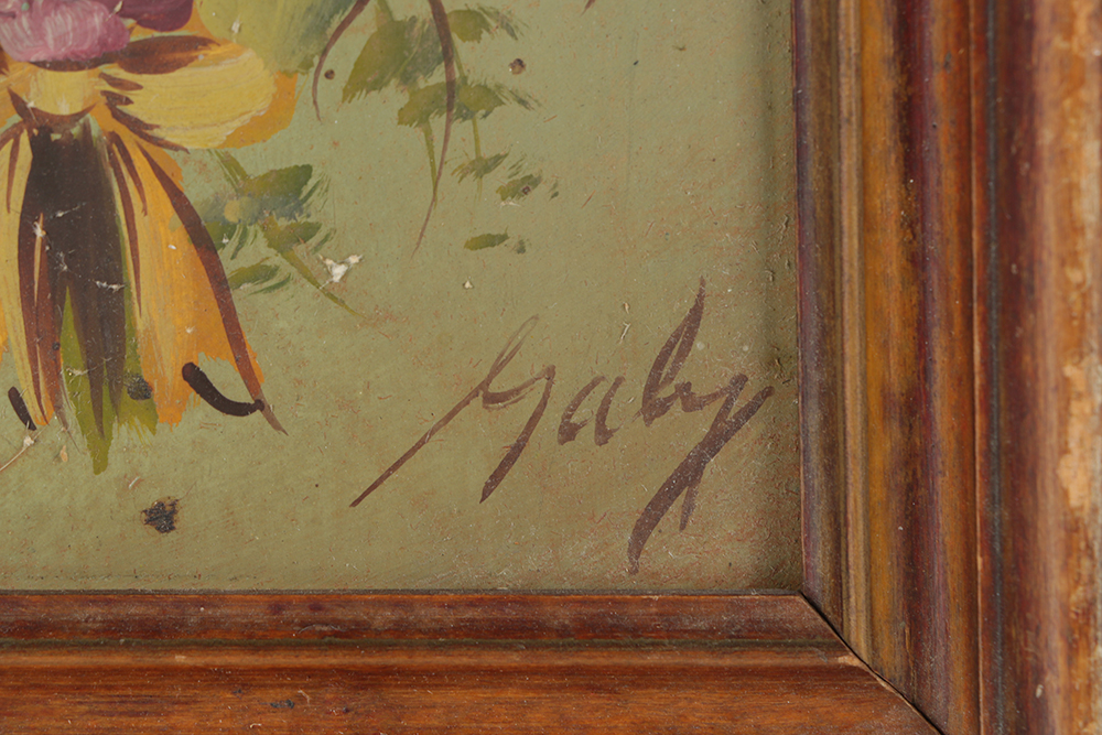 Peter Perazzo Oil Painting on Board Floral Still Life