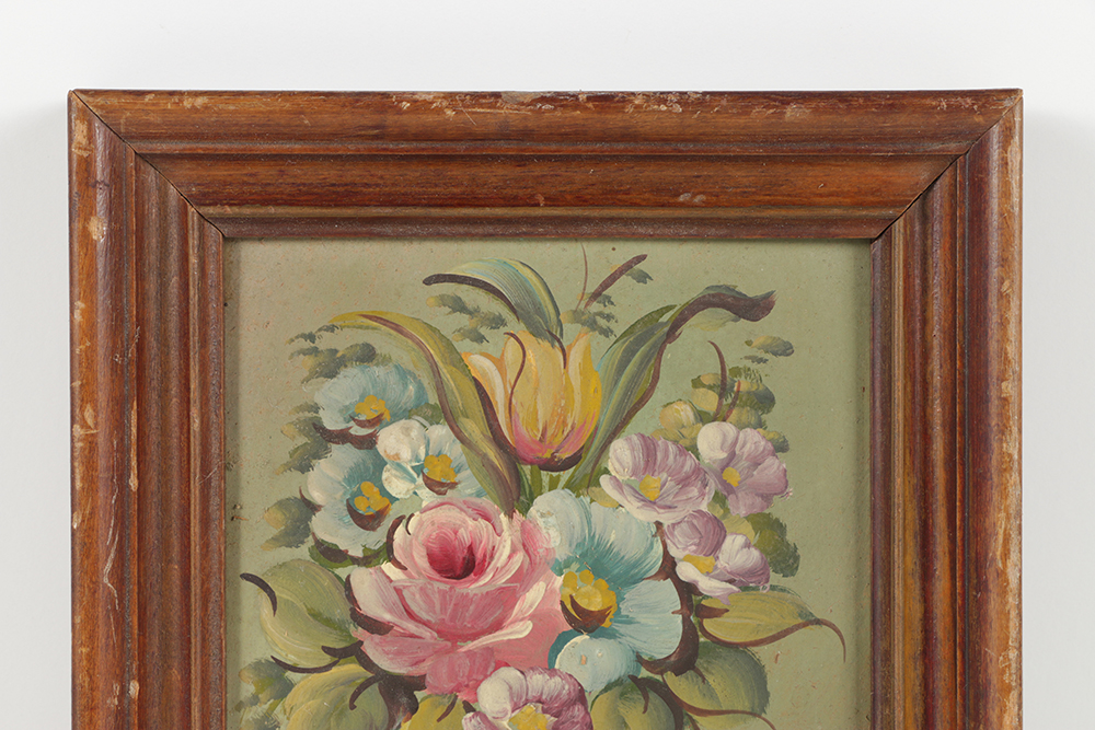 Peter Perazzo Oil Painting on Board Floral Still Life