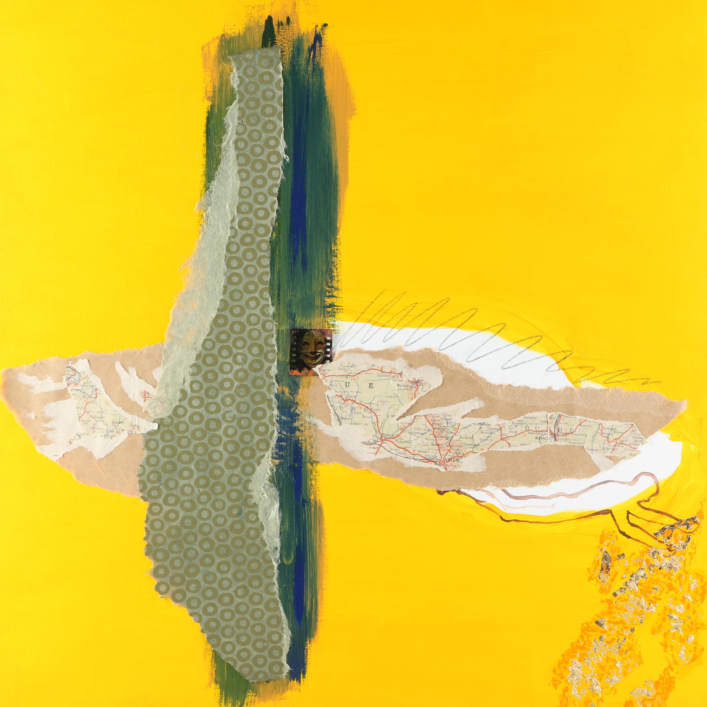 Gregg Harper Mixed Media on Acrylic on Canvas "Crossroads"