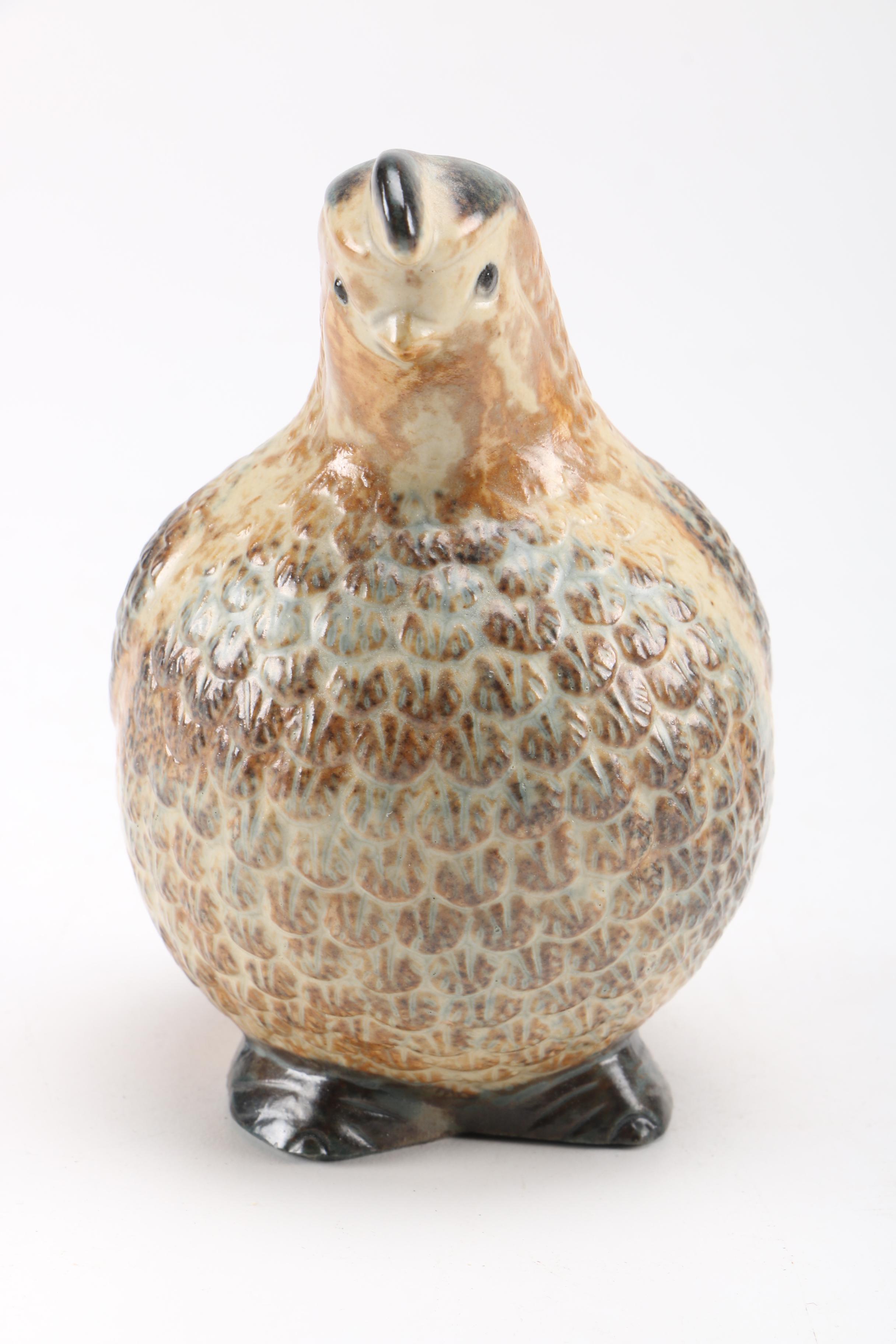 Japanese Quail Ceramic Figures