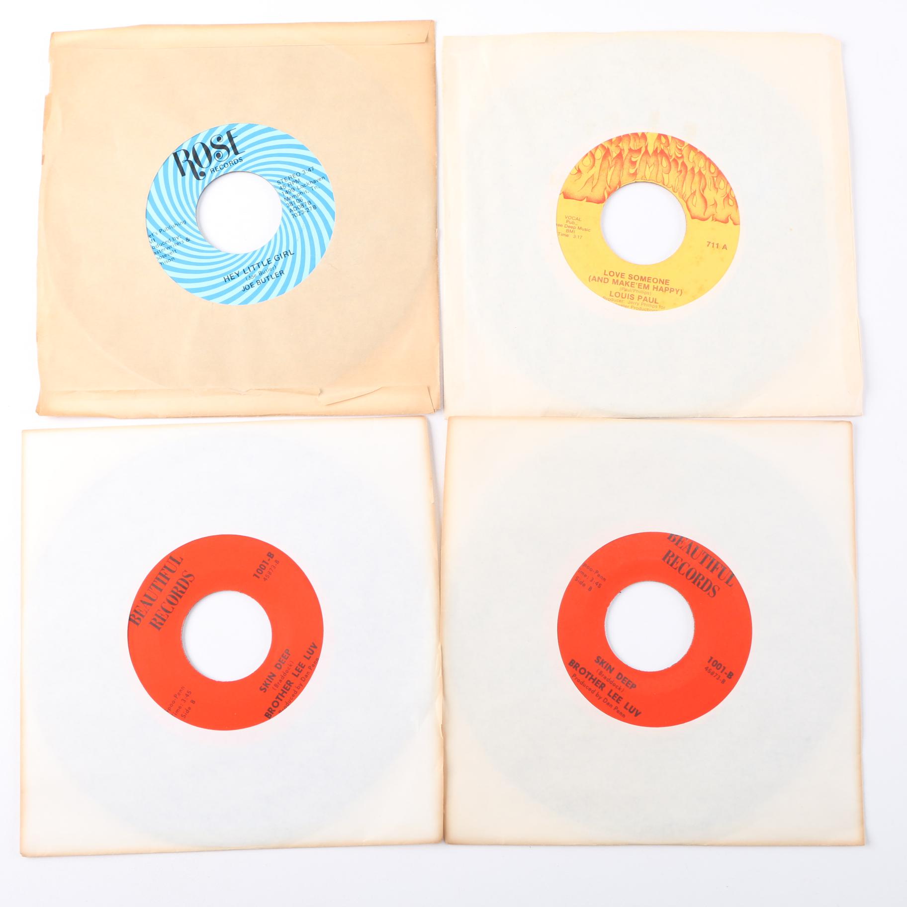 Rare/Collectible Jazz, Rock and Pop Singles With Plush Furry Case