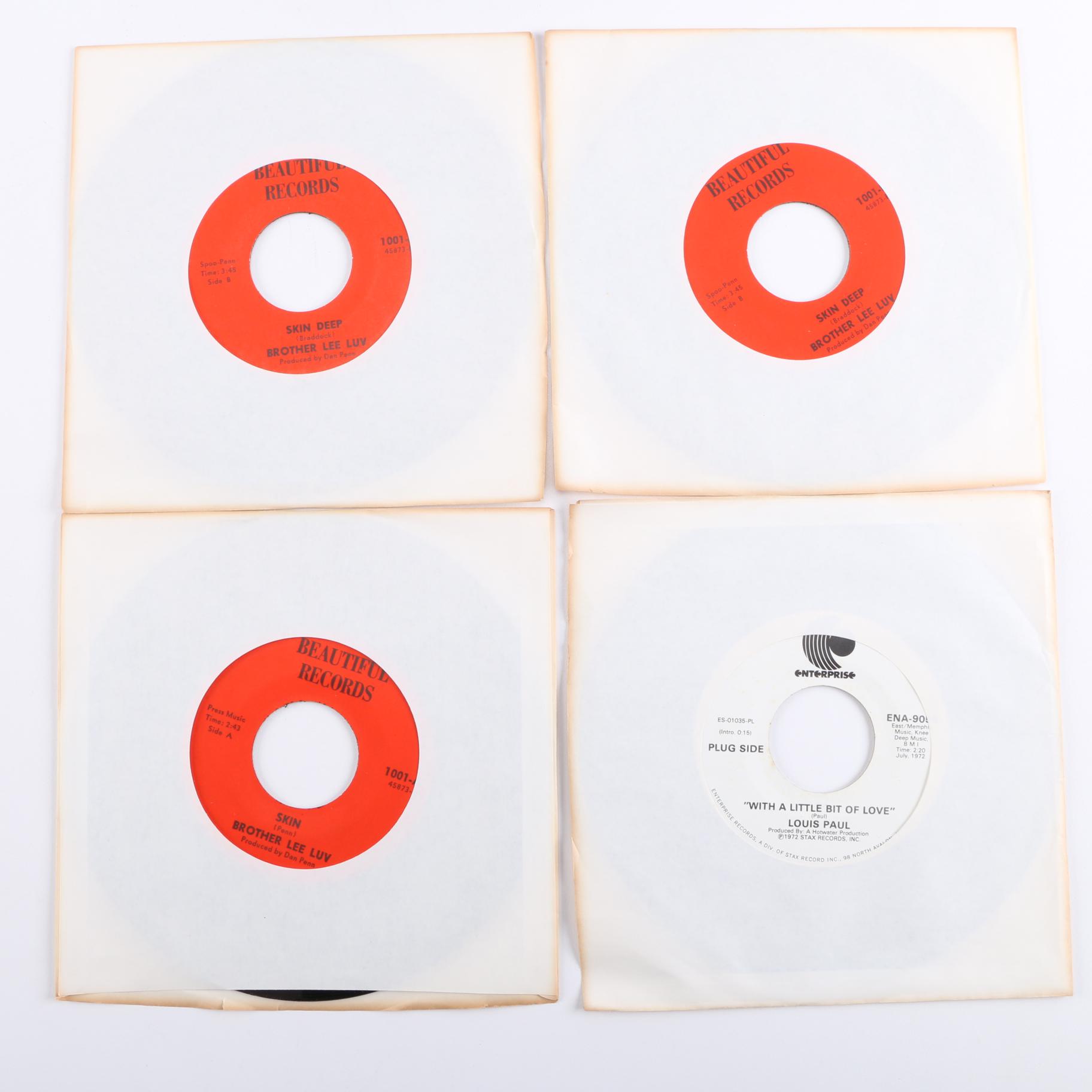 Rare/Collectible Jazz, Rock and Pop Singles With Plush Furry Case