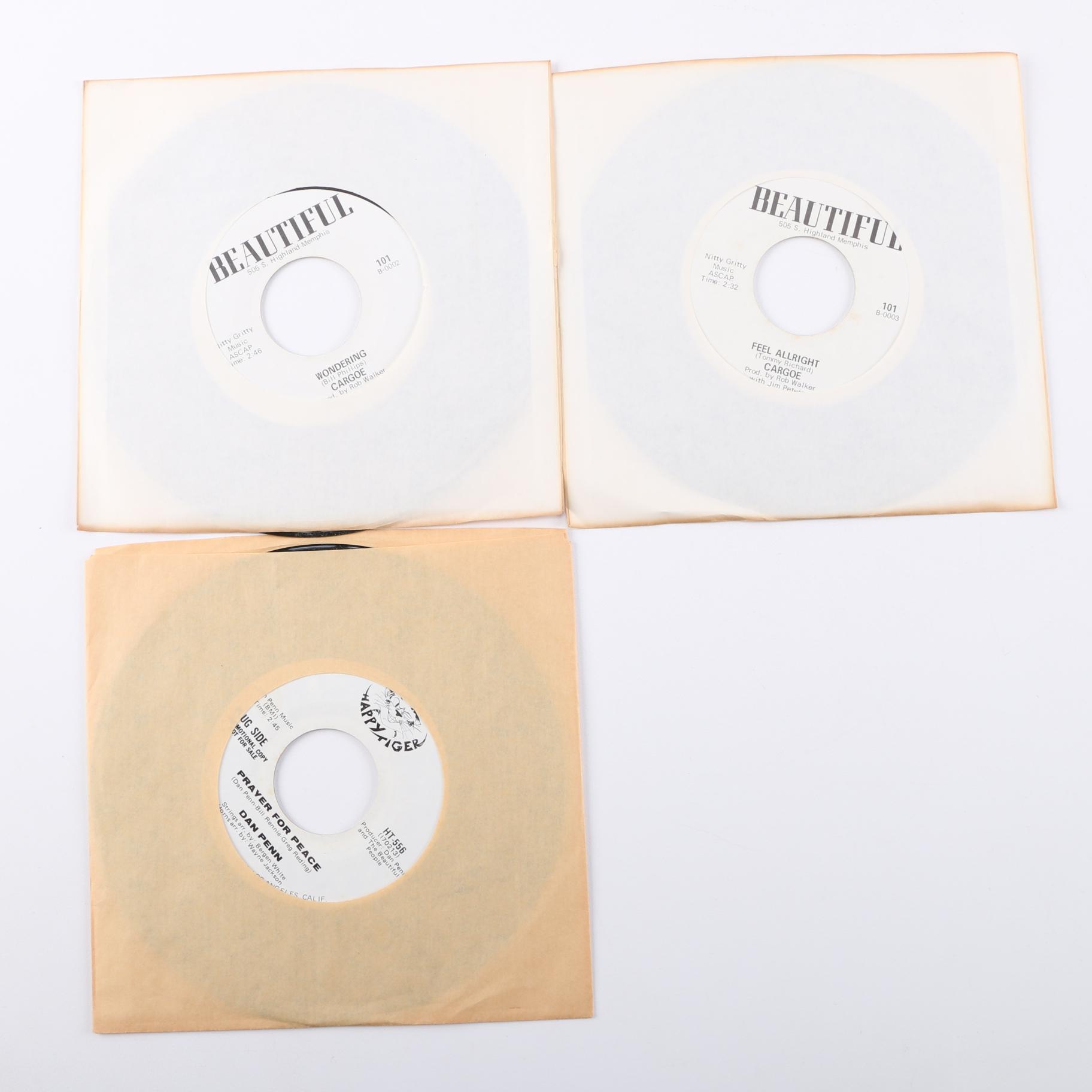 Rare/Collectible Jazz, Rock and Pop Singles With Plush Furry Case