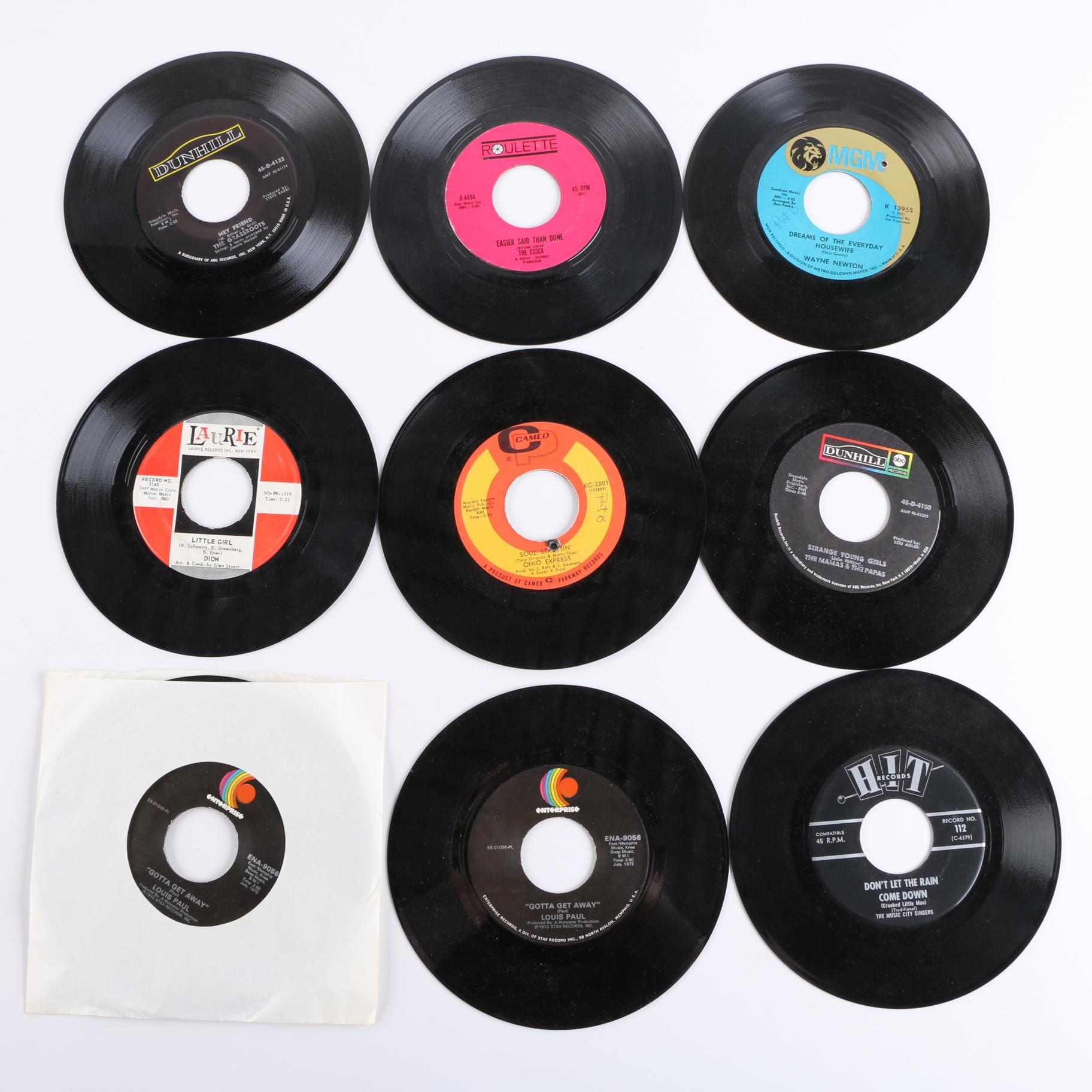 Rare/Collectible Jazz, Rock and Pop Singles With Plush Furry Case