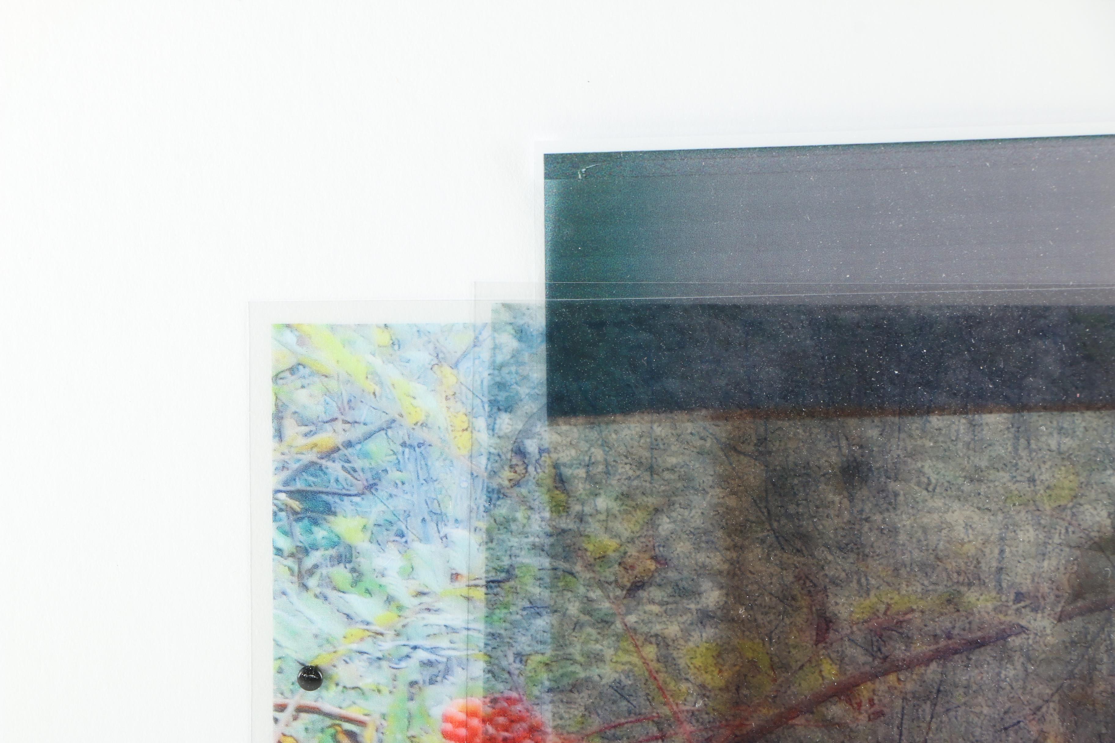 Gregg Harper Photo-Acetate Collage "When More Than Was Lost has been Found"