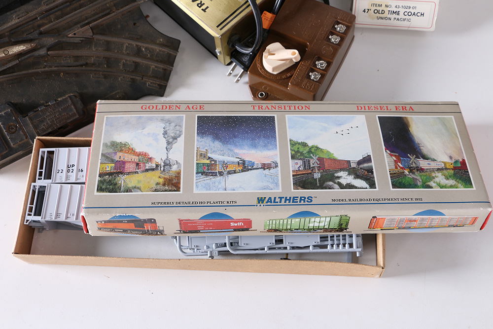 Vintage Train Cars, Tracks and Accessories