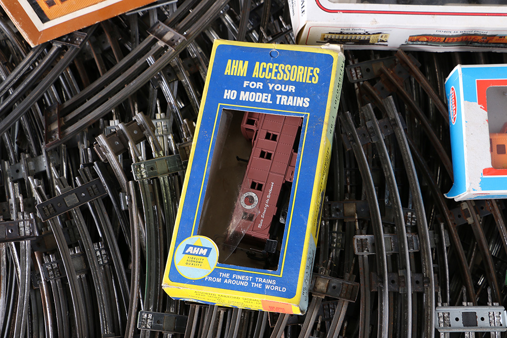Vintage Train Cars, Tracks and Accessories
