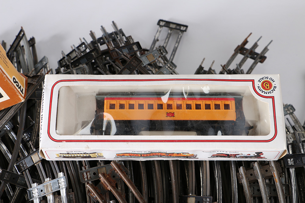 Vintage Train Cars, Tracks and Accessories