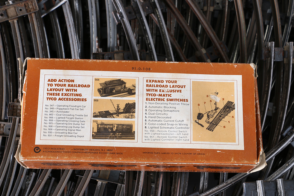 Vintage Train Cars, Tracks and Accessories