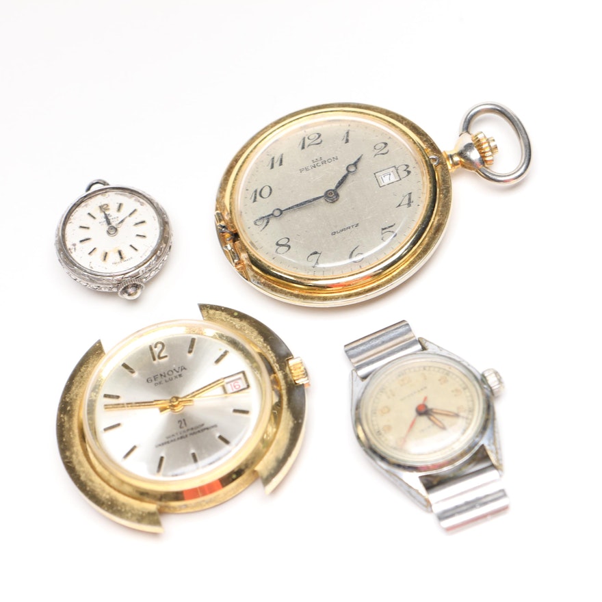 Watch Pieces Including Genova Deluxe