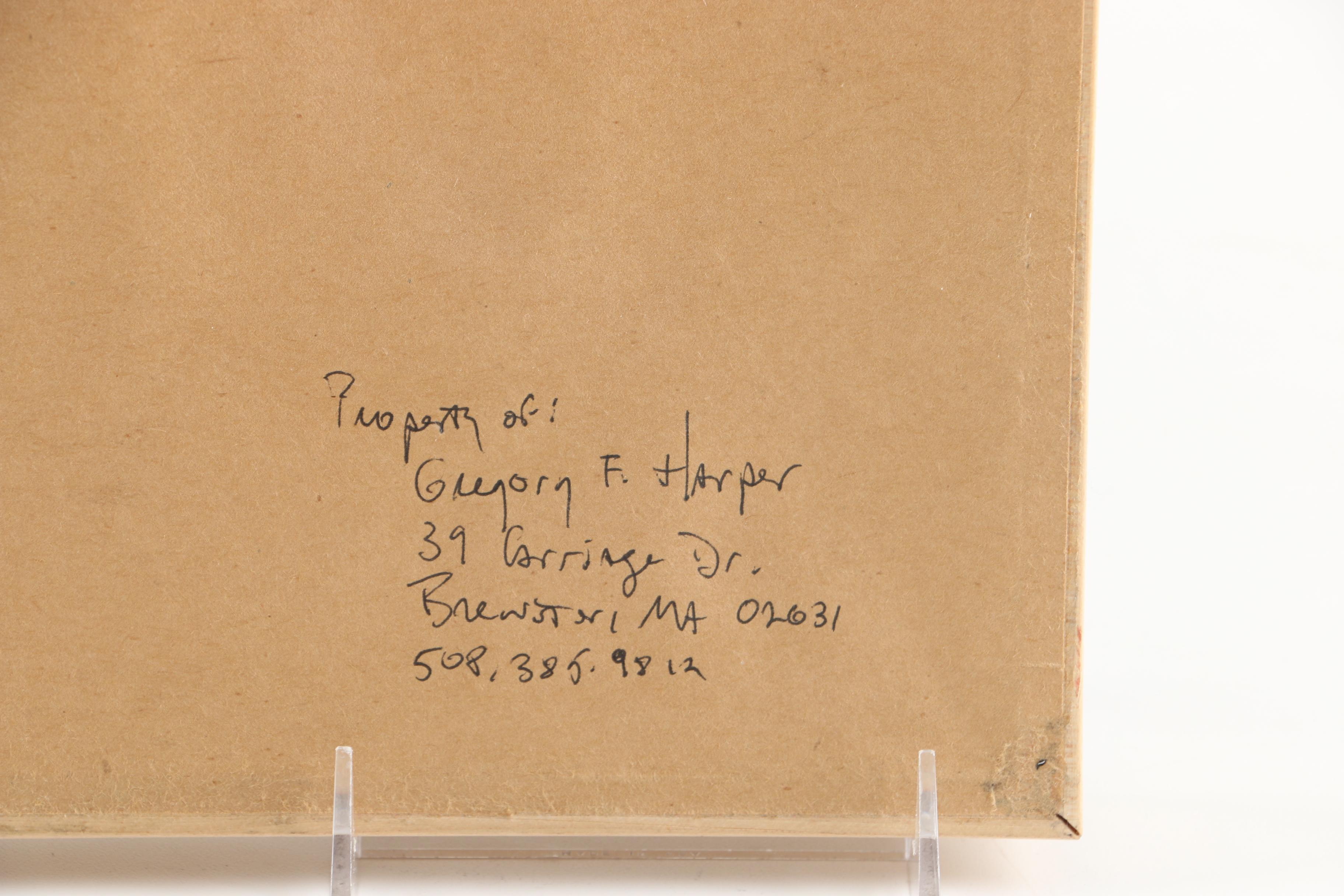 Haynes Ownby Ink on Paper Drawing "Watcher from the Edge"