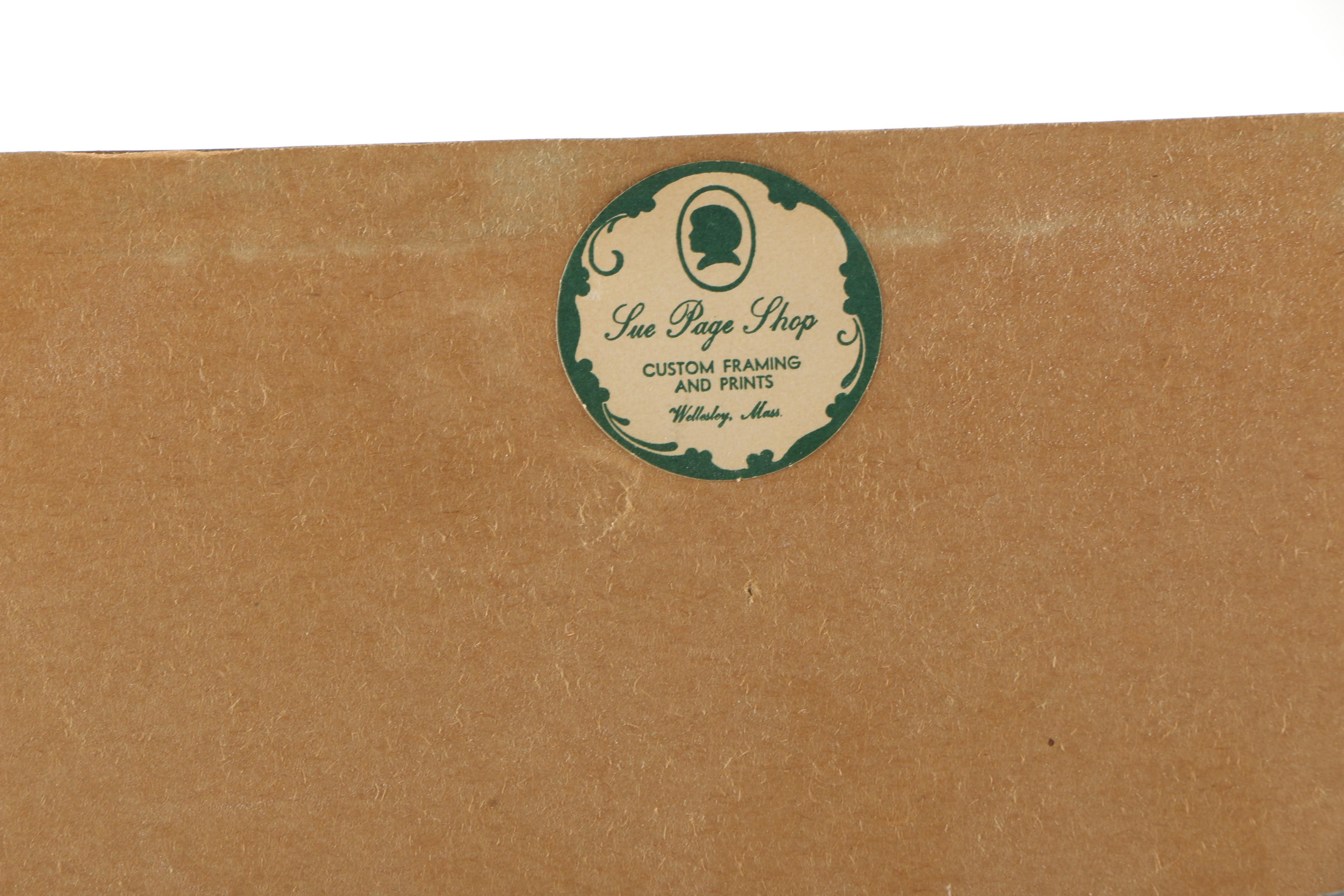 Pasquale D'Orsi Oil Painting on Canvas Board of a Waterfront