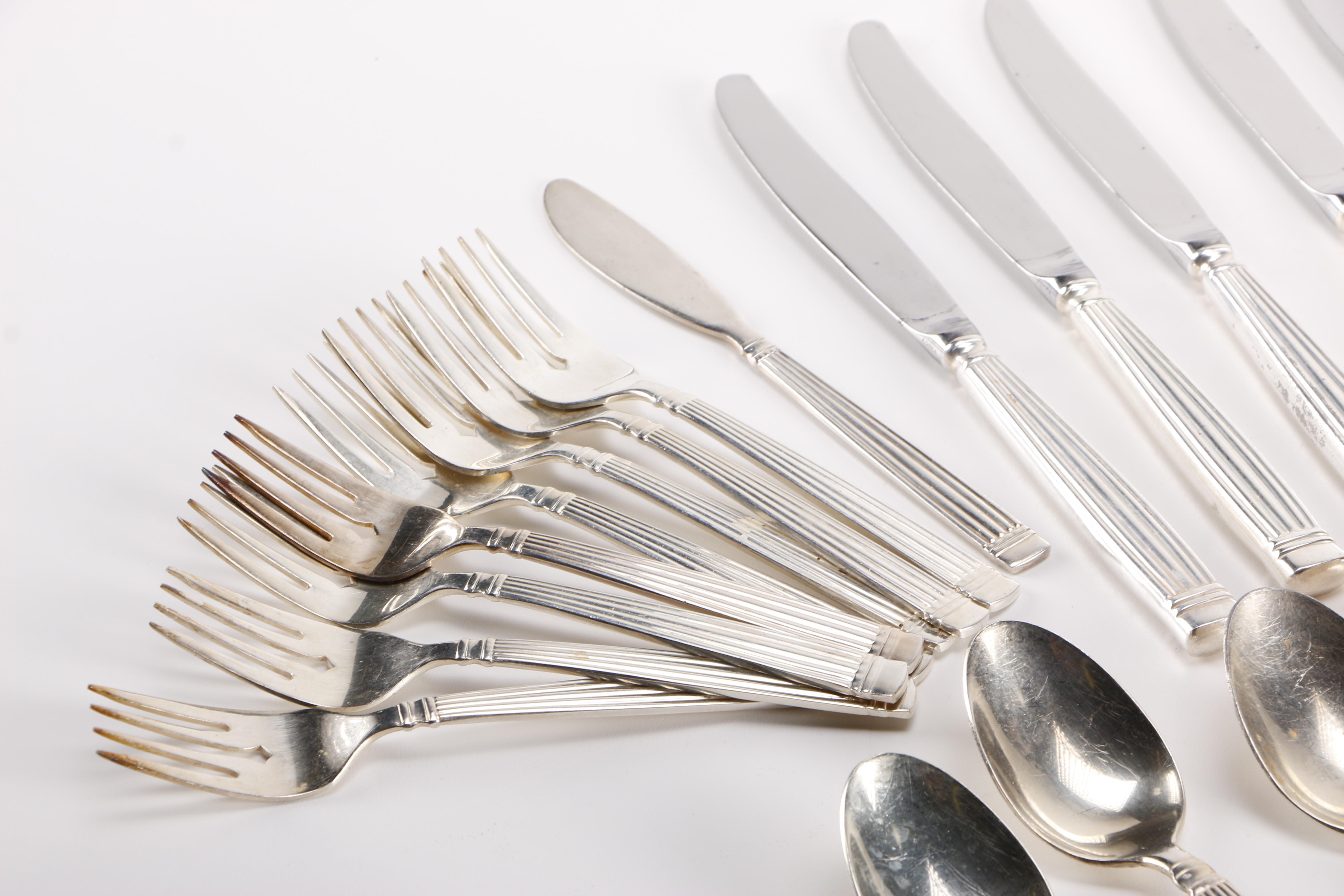 Retroneu "Meridian" Silver Plate Flatware
