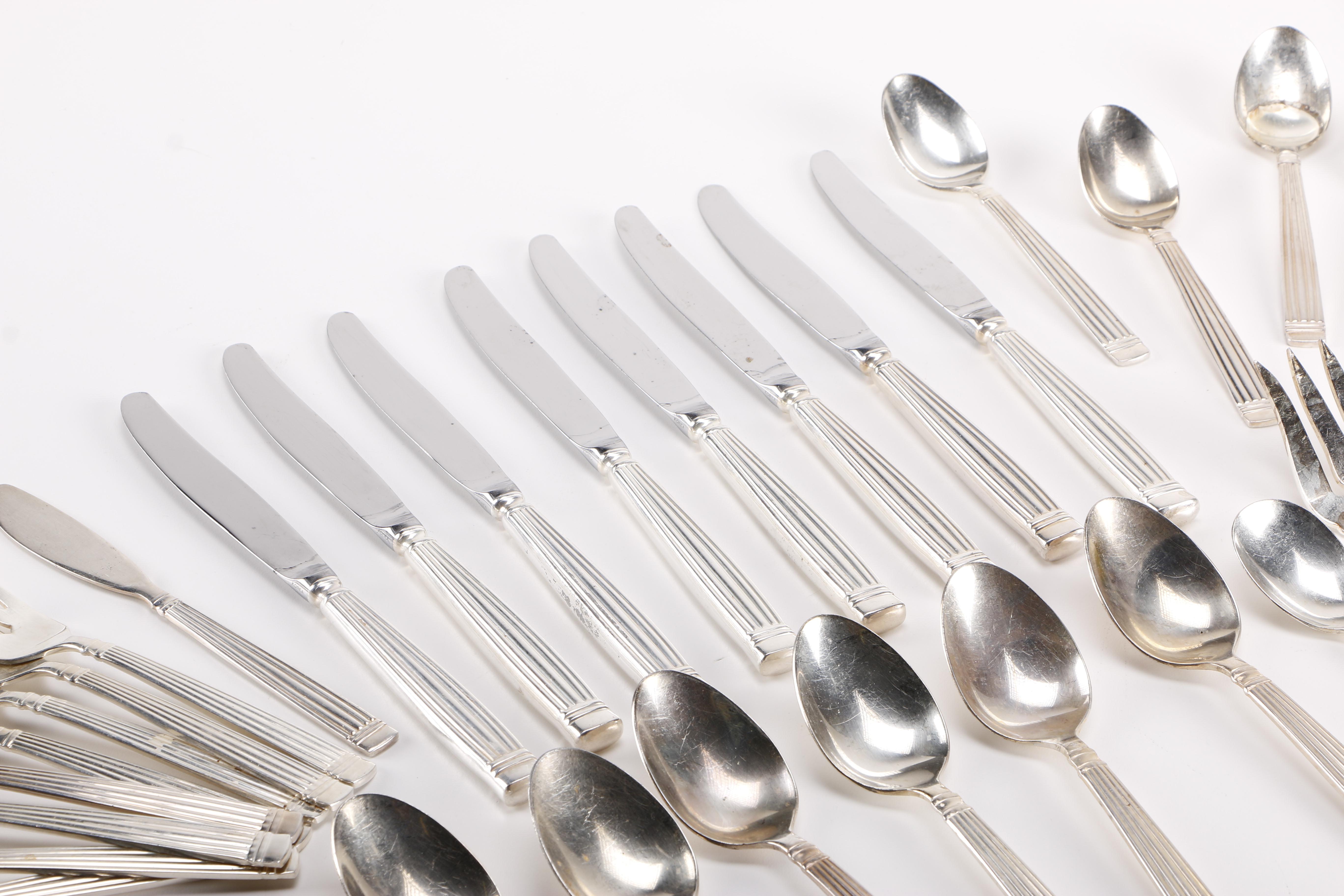 Retroneu "Meridian" Silver Plate Flatware