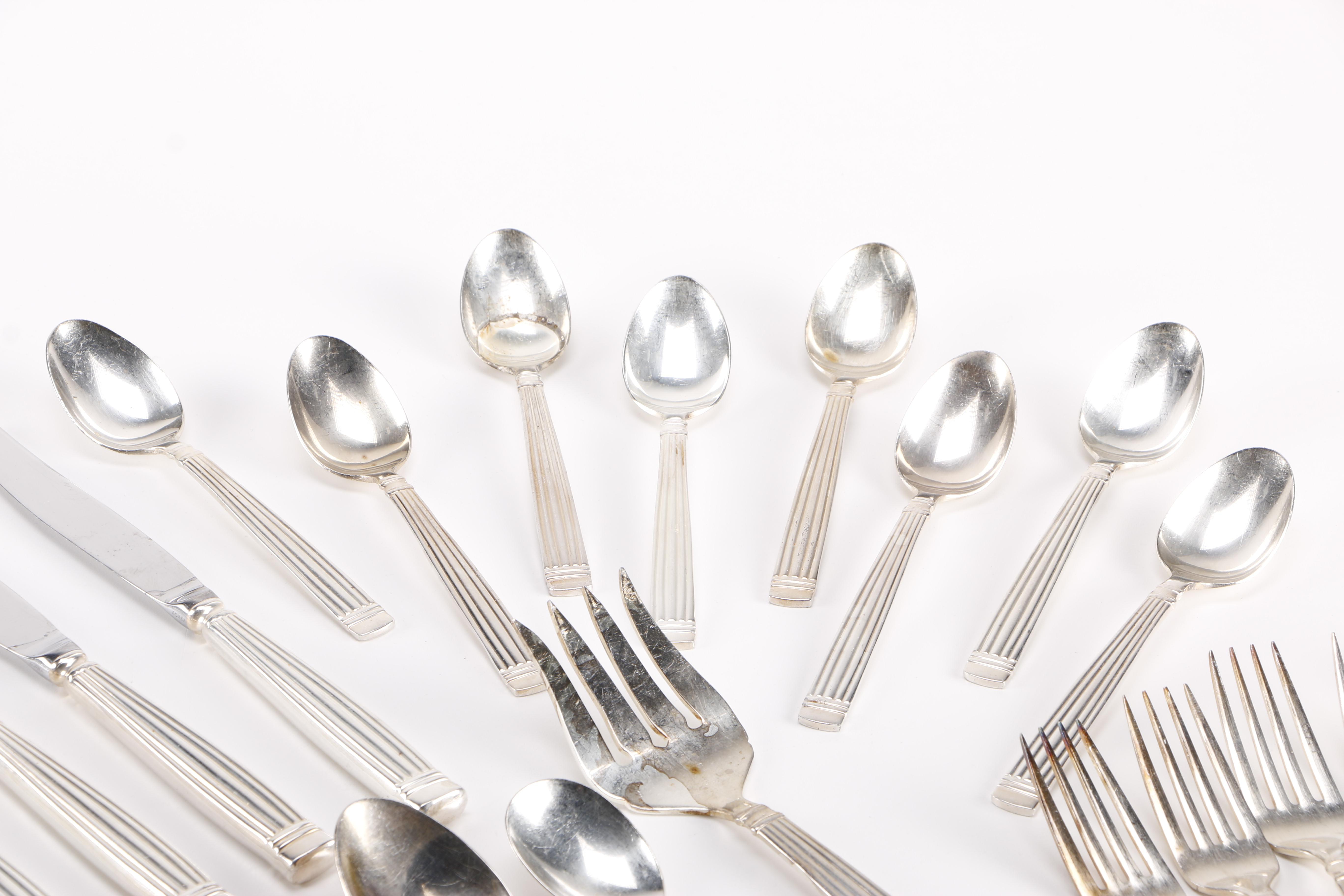 Retroneu "Meridian" Silver Plate Flatware