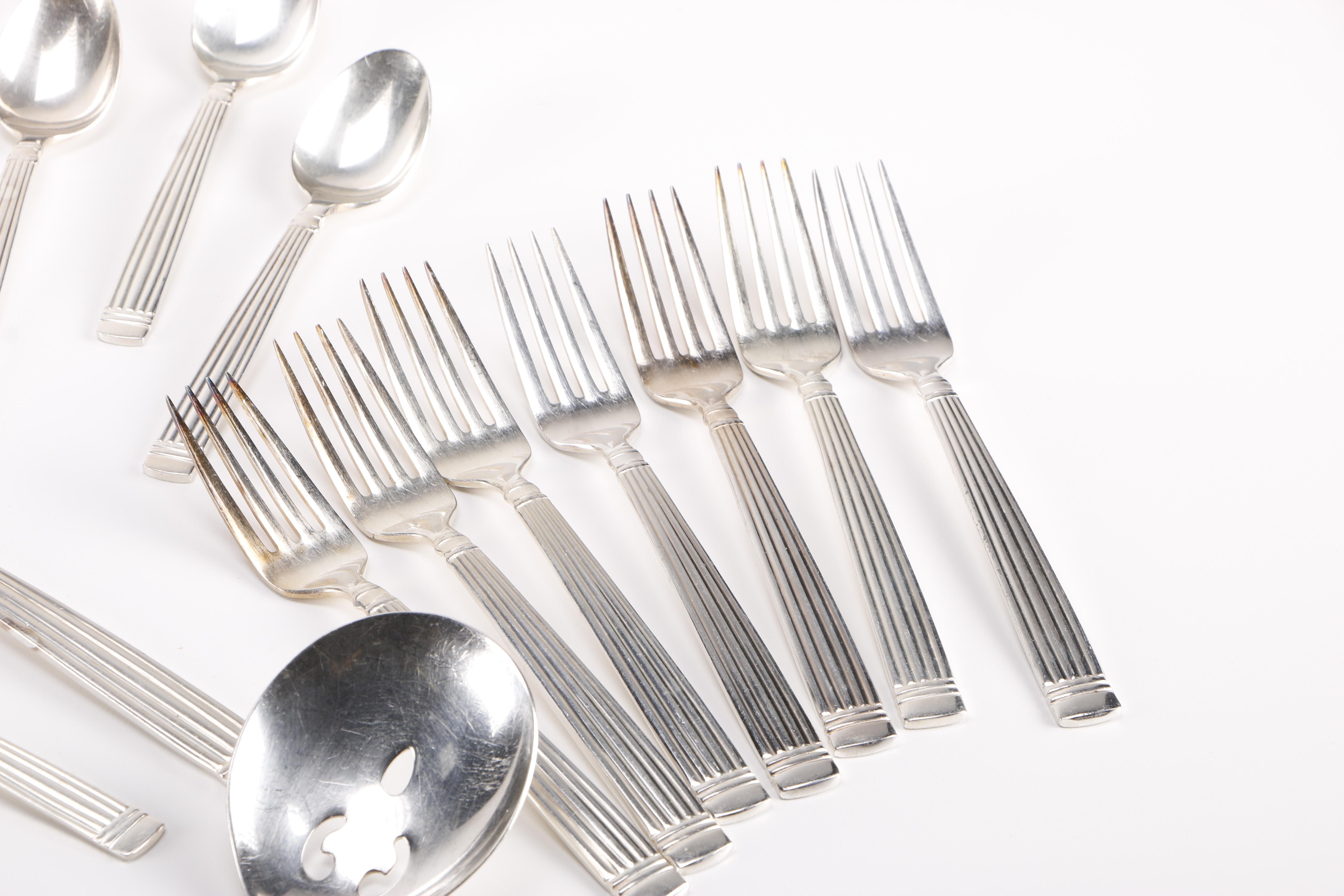 Retroneu "Meridian" Silver Plate Flatware