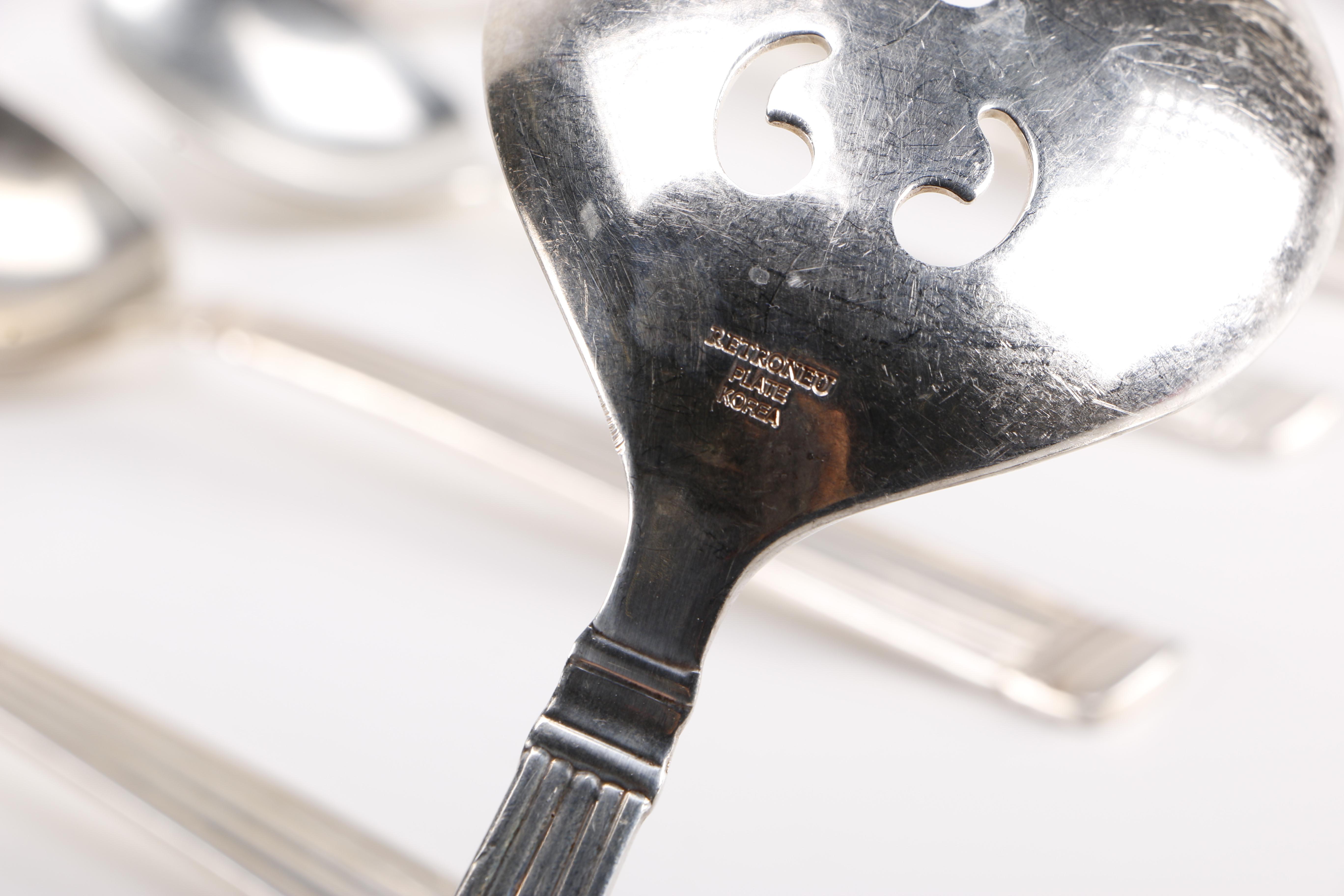 Retroneu "Meridian" Silver Plate Flatware