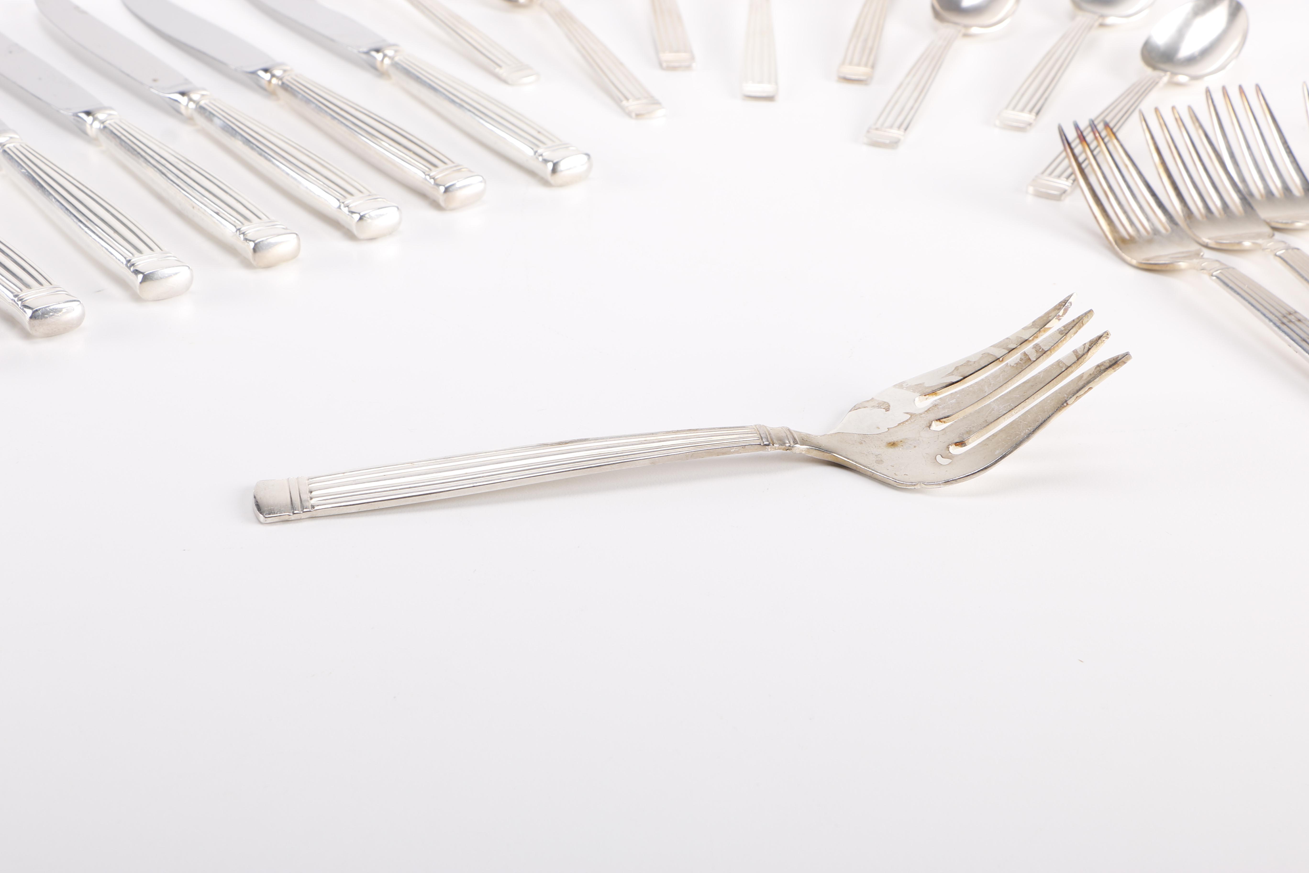 Retroneu "Meridian" Silver Plate Flatware