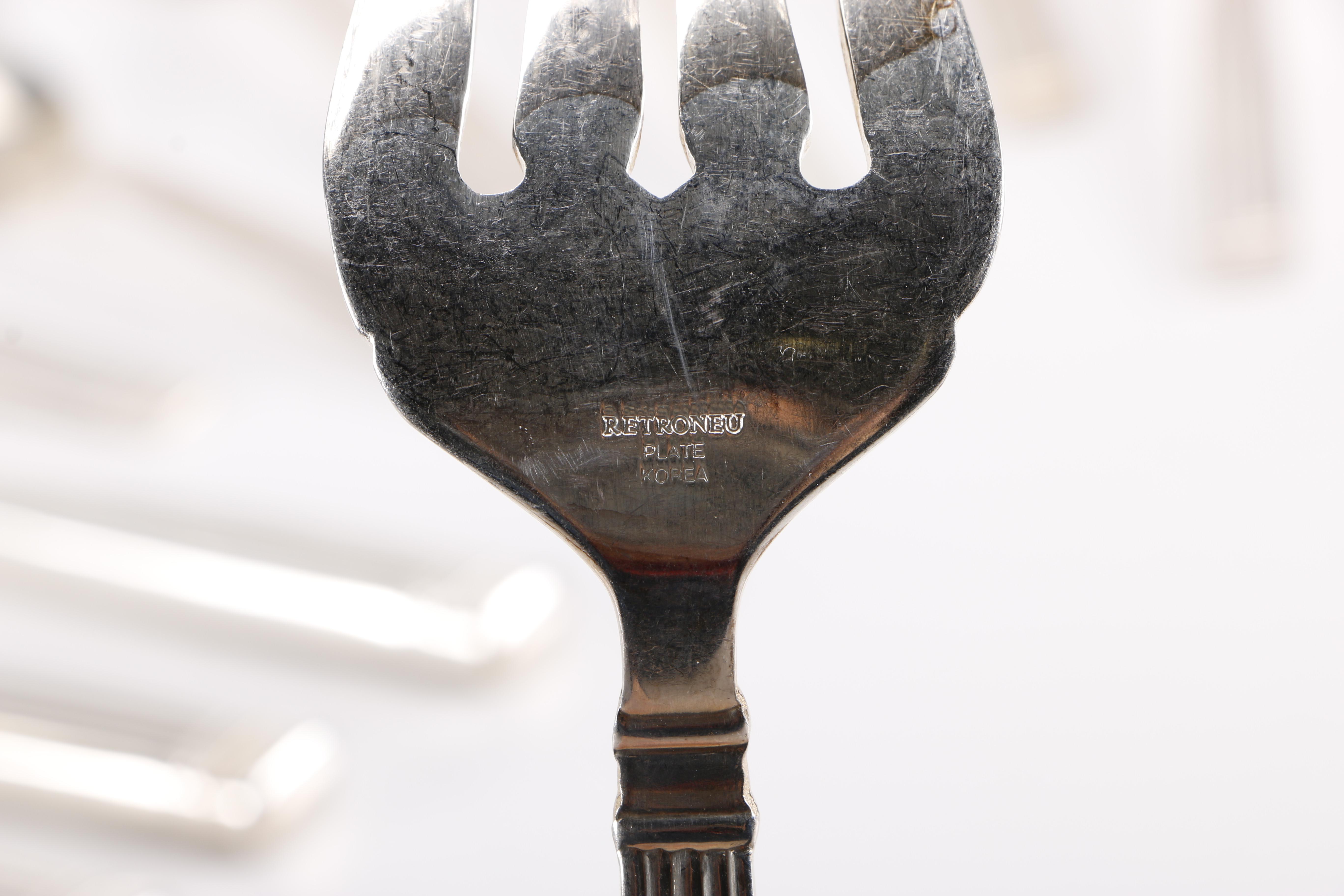 Retroneu "Meridian" Silver Plate Flatware