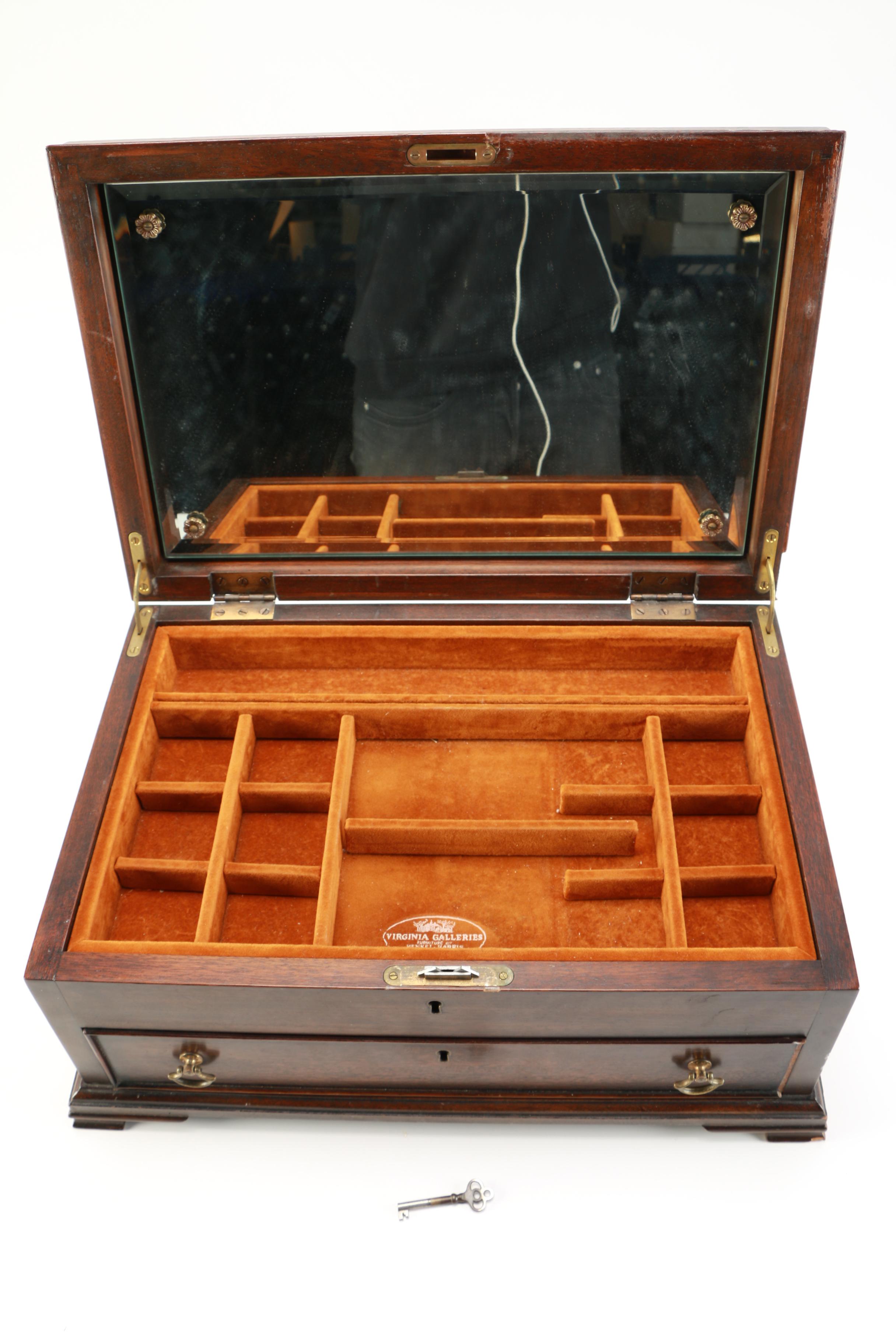 Vintage "Virginia Galleries" Jewelry Box by Henkel-Harris