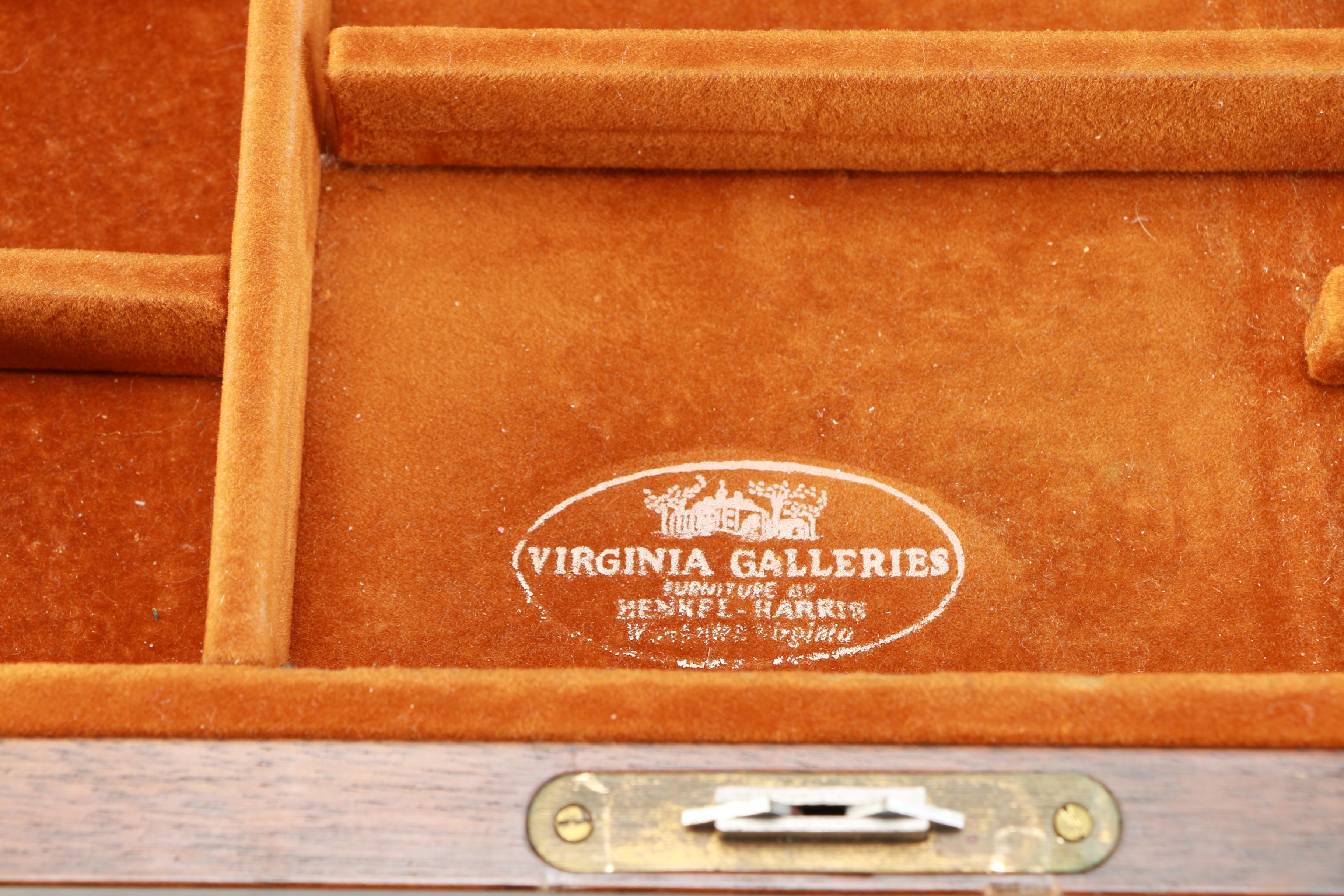 Vintage "Virginia Galleries" Jewelry Box by Henkel-Harris