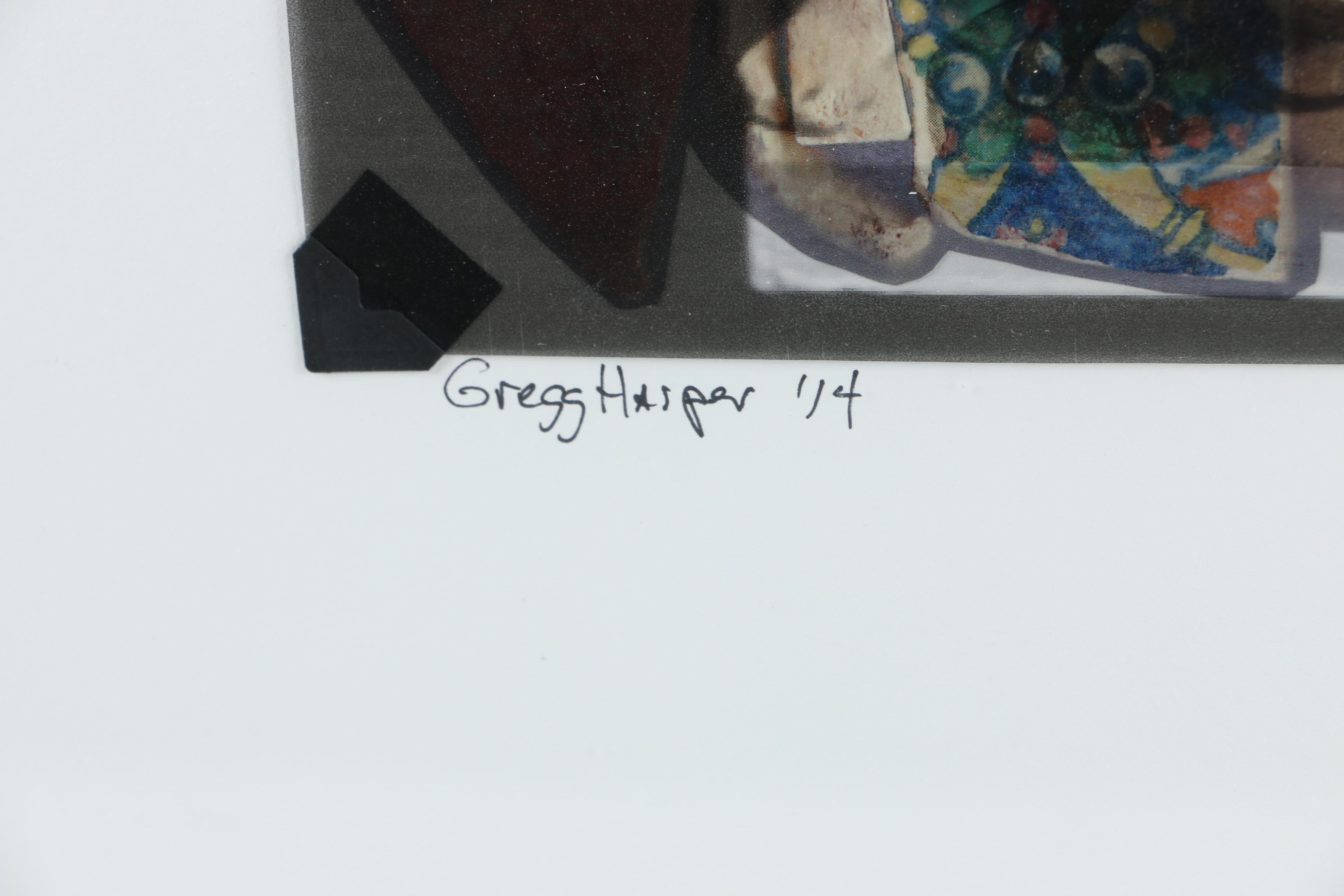 Gregg Harper Mixed Media on Board "Old Mythologies I"