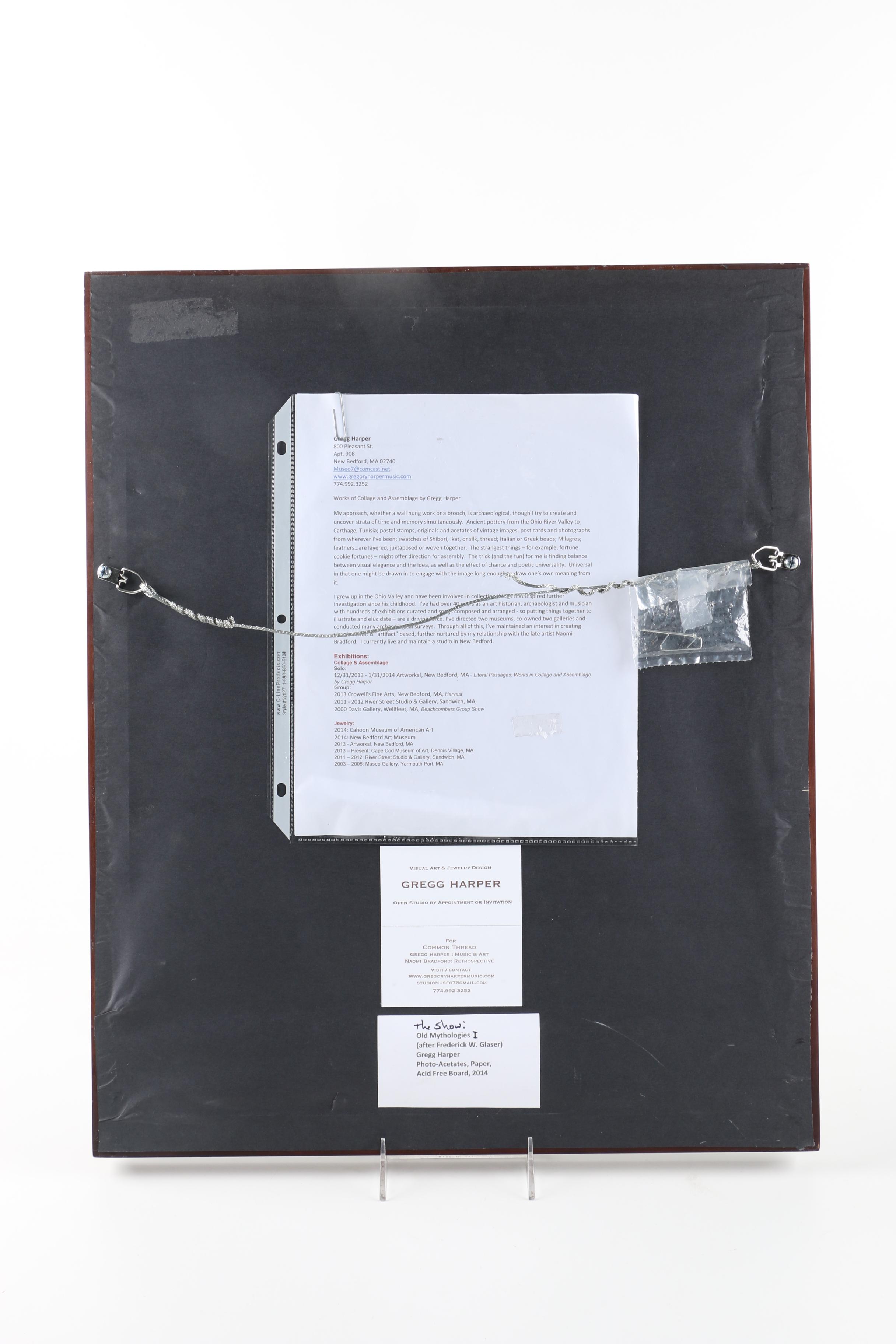 Gregg Harper Mixed Media on Board "Old Mythologies I"