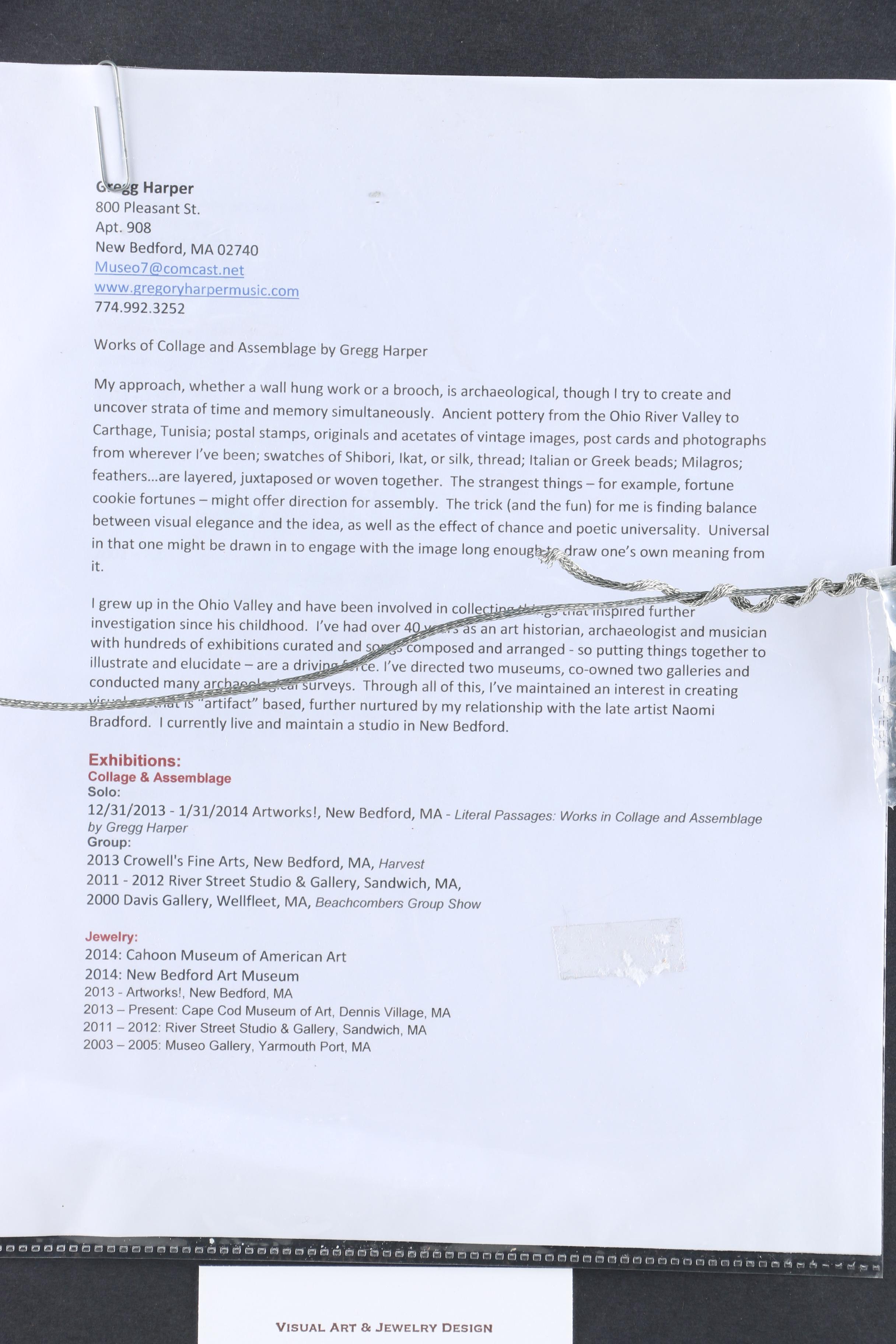 Gregg Harper Mixed Media on Board "Old Mythologies I"