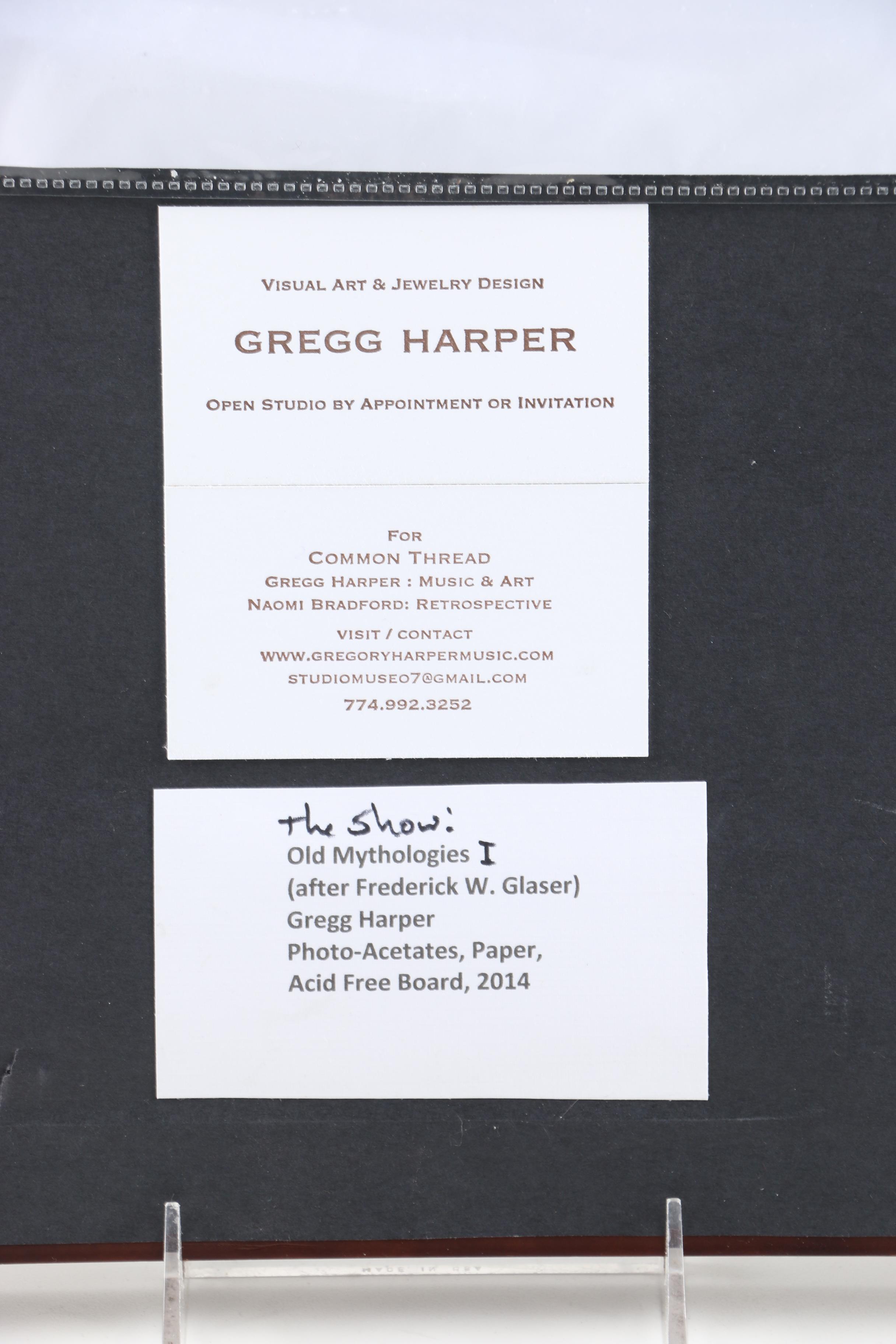 Gregg Harper Mixed Media on Board "Old Mythologies I"