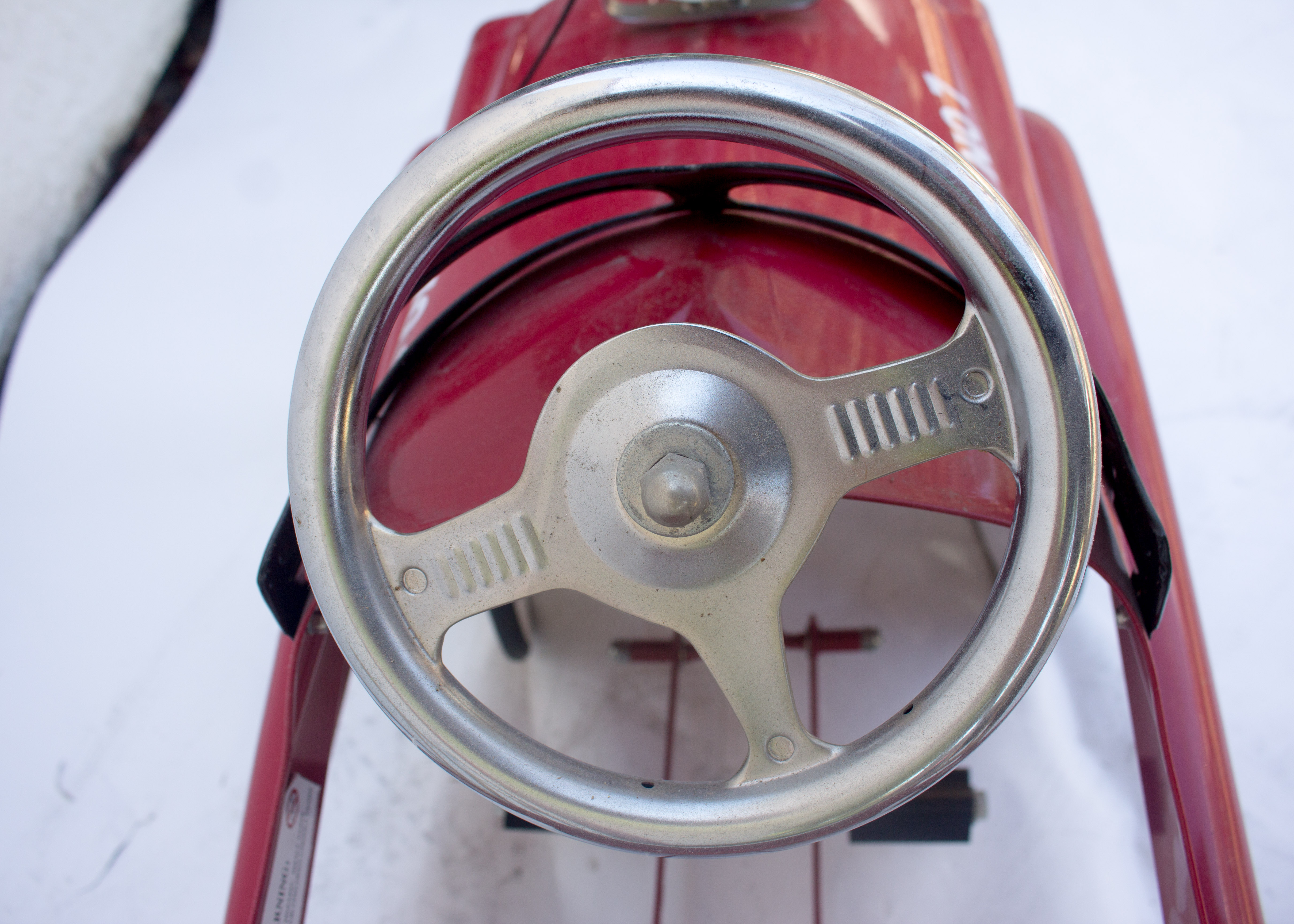 Vintage  Reproduction Children's Fire Engine Pedal Car